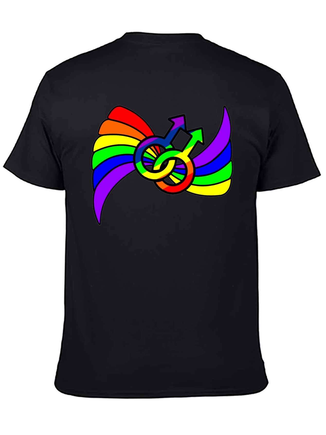 Rainbow Pride Male Symbol T-Shirt