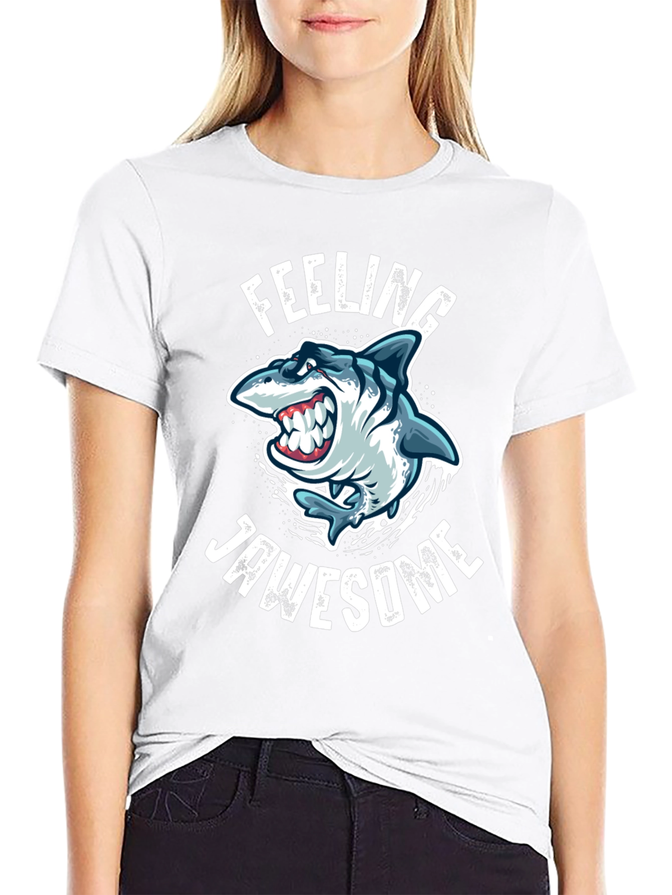 Feeling Jawsome Shark Graphic Tee