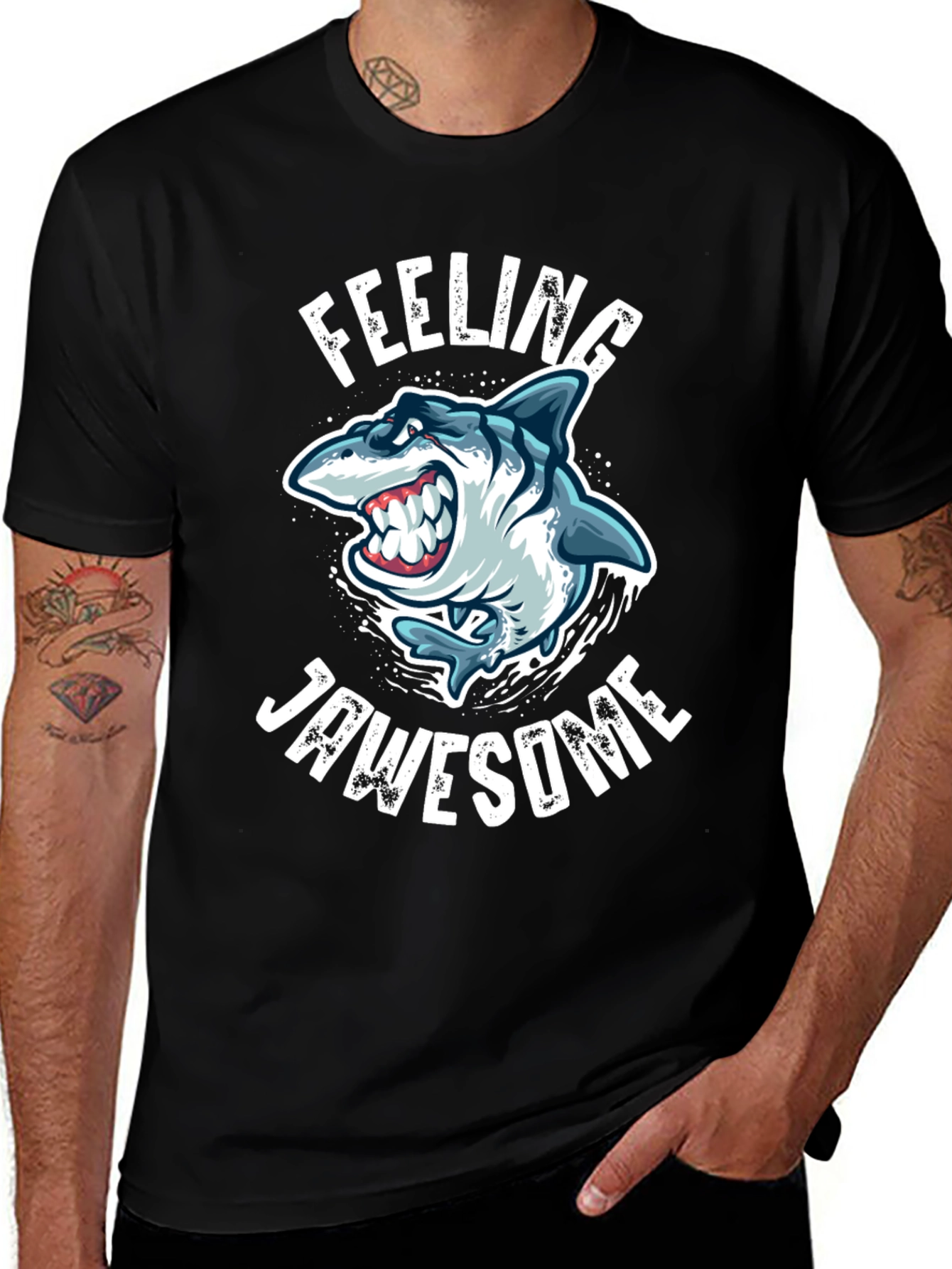 Feeling Jawsome Shark Graphic Tee