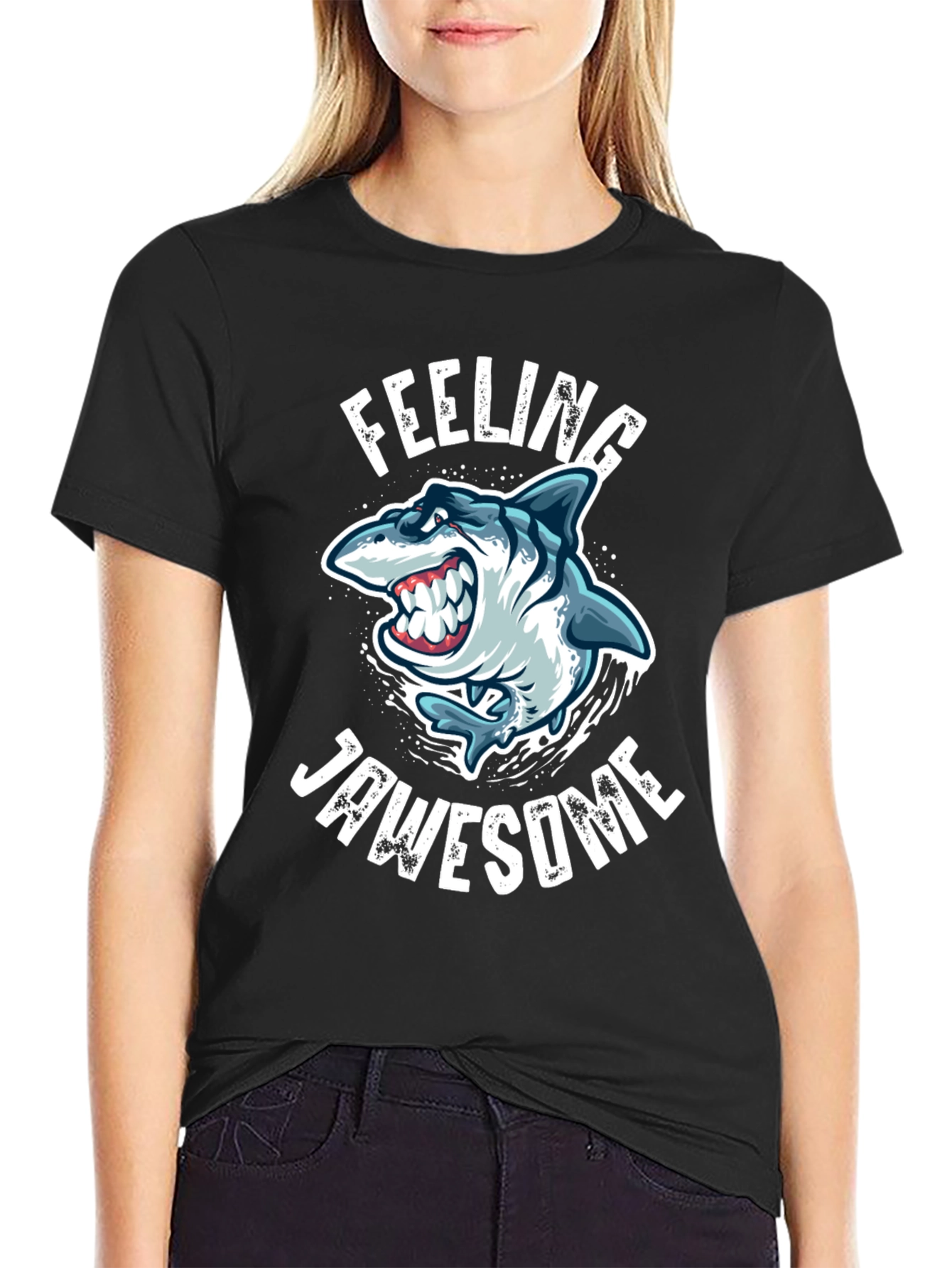 Feeling Jawsome Shark Graphic Tee