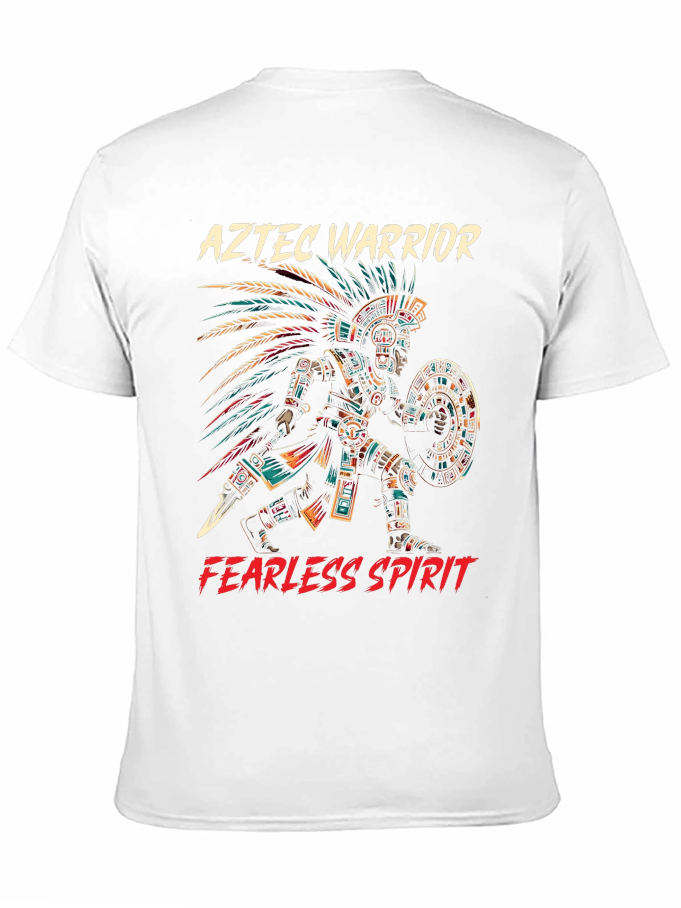Aztec Warrior T-Shirt - Fearless Spirit Tee