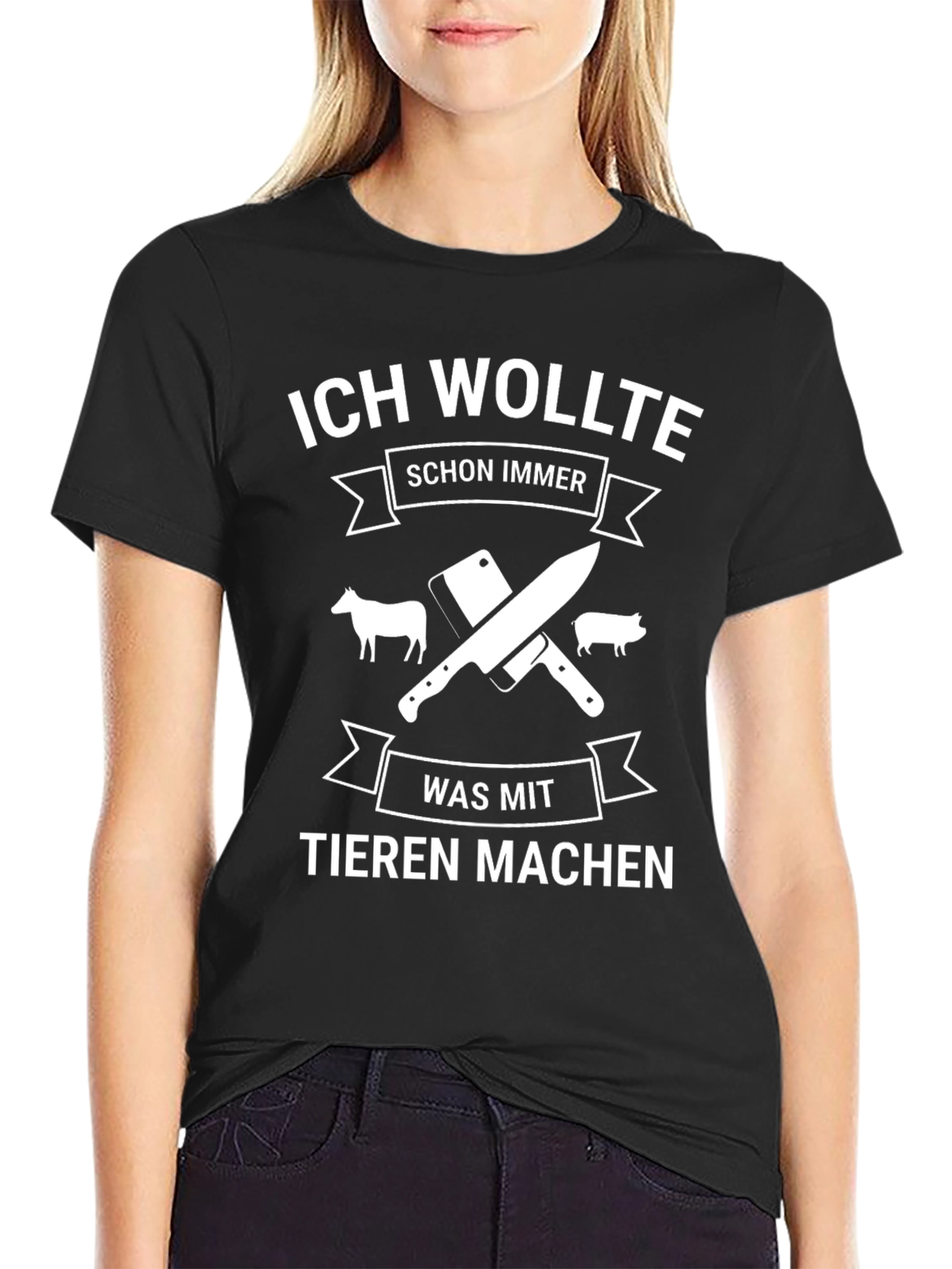 Ich Wollte Animal Butcher T-Shirt