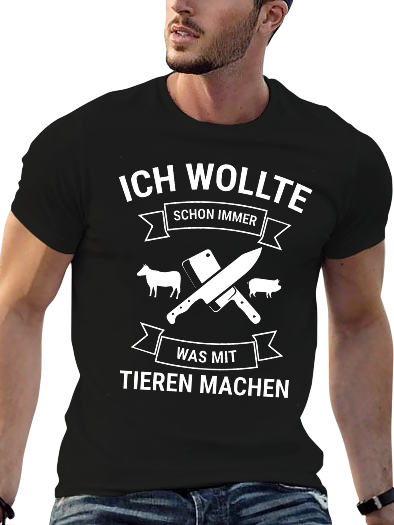 Ich Wollte Animal Butcher T-Shirt