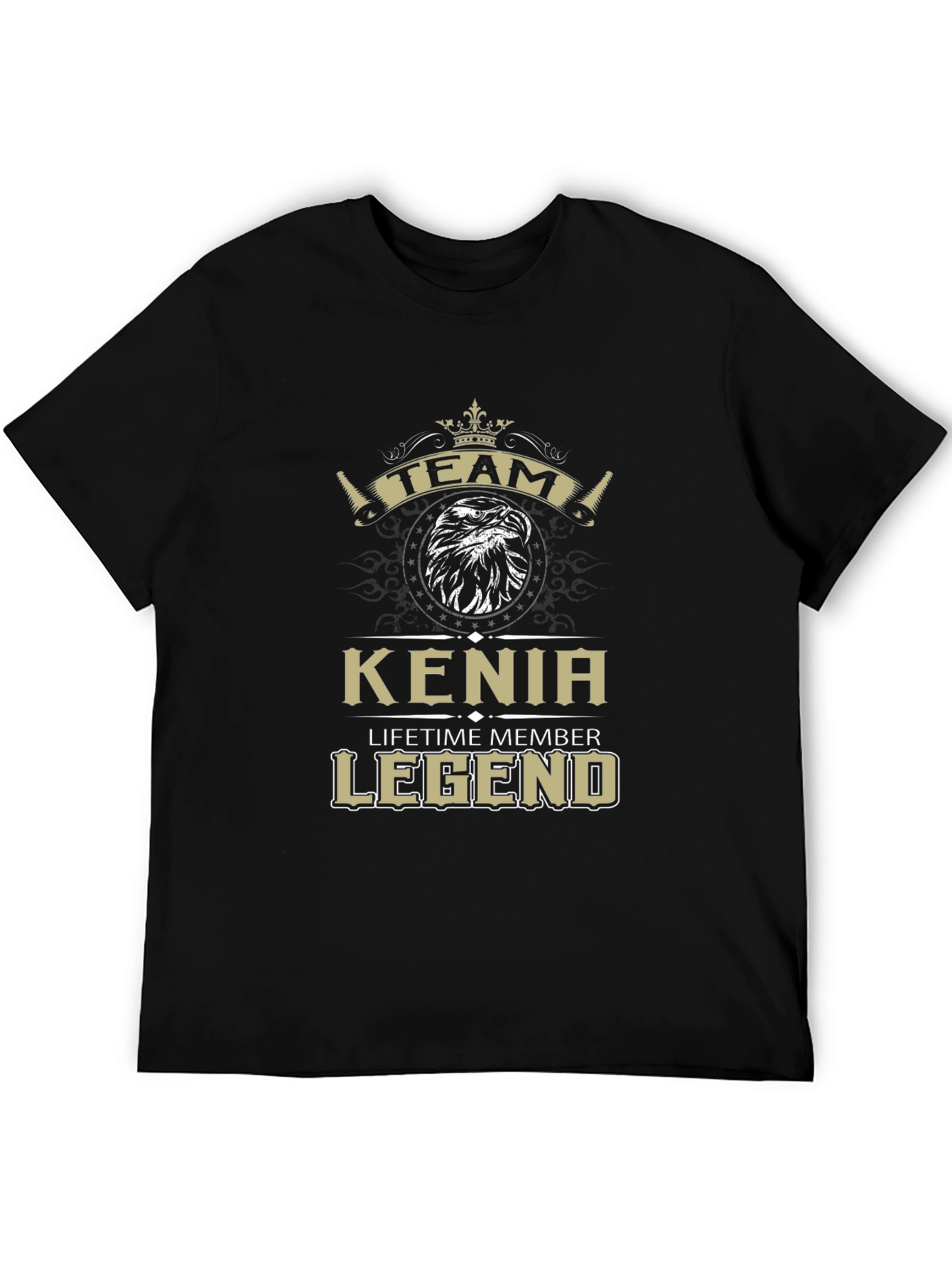 Kenia Lifetime Member Legend Black T-Shirt