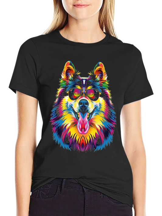 Cool Dog Graphic Tee - Mens Black T-Shirt