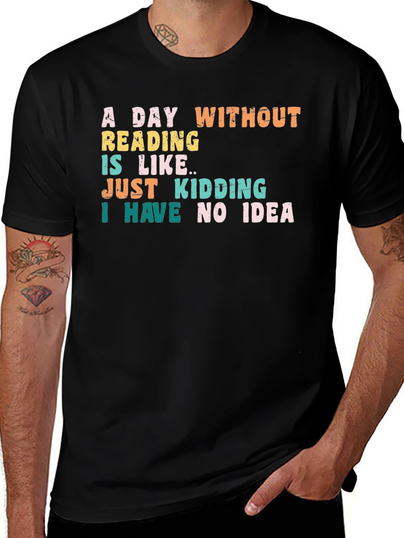 Funny Reading T-Shirt: A Day Without Reading