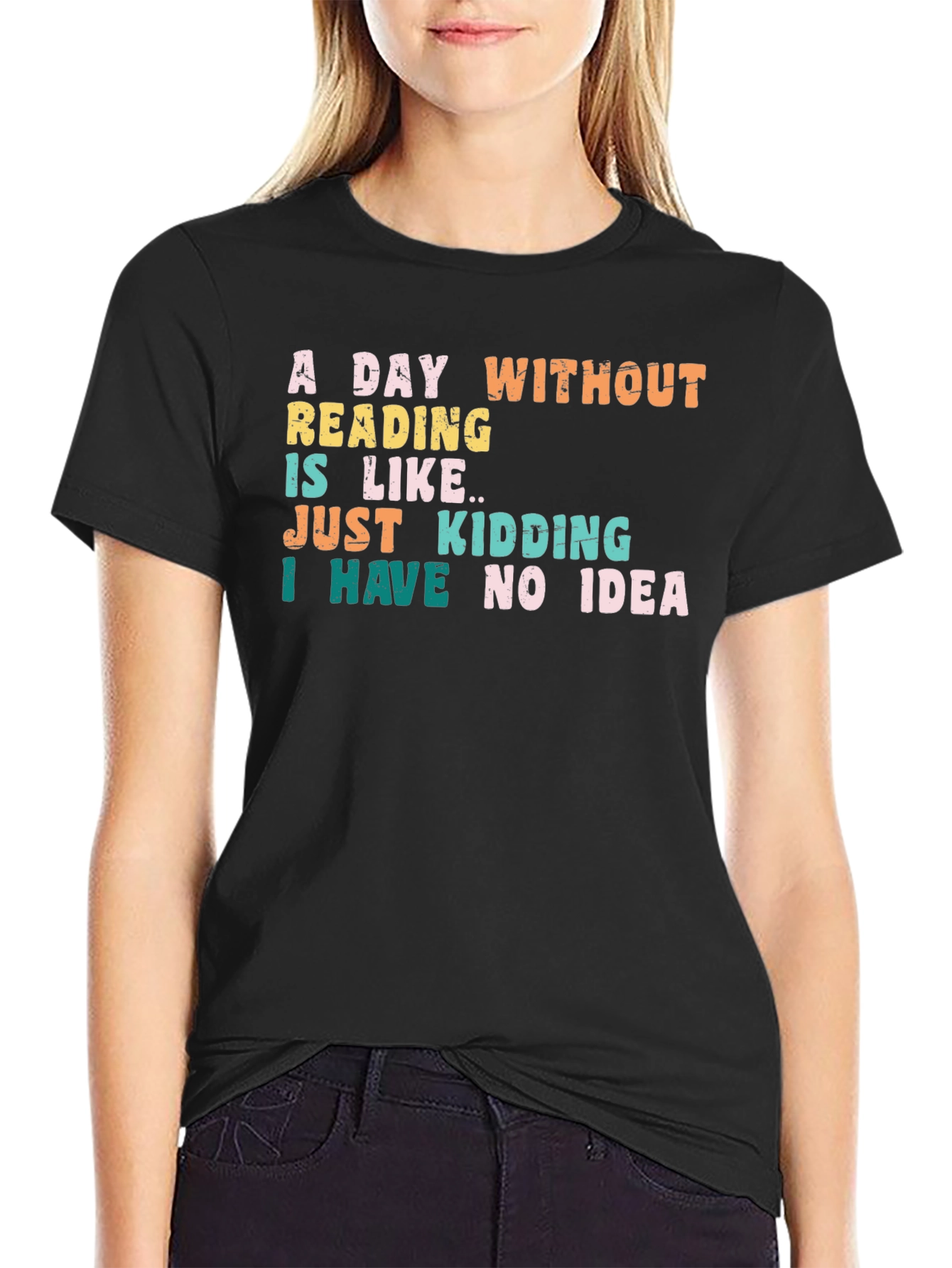 Funny Reading T-Shirt: A Day Without Reading