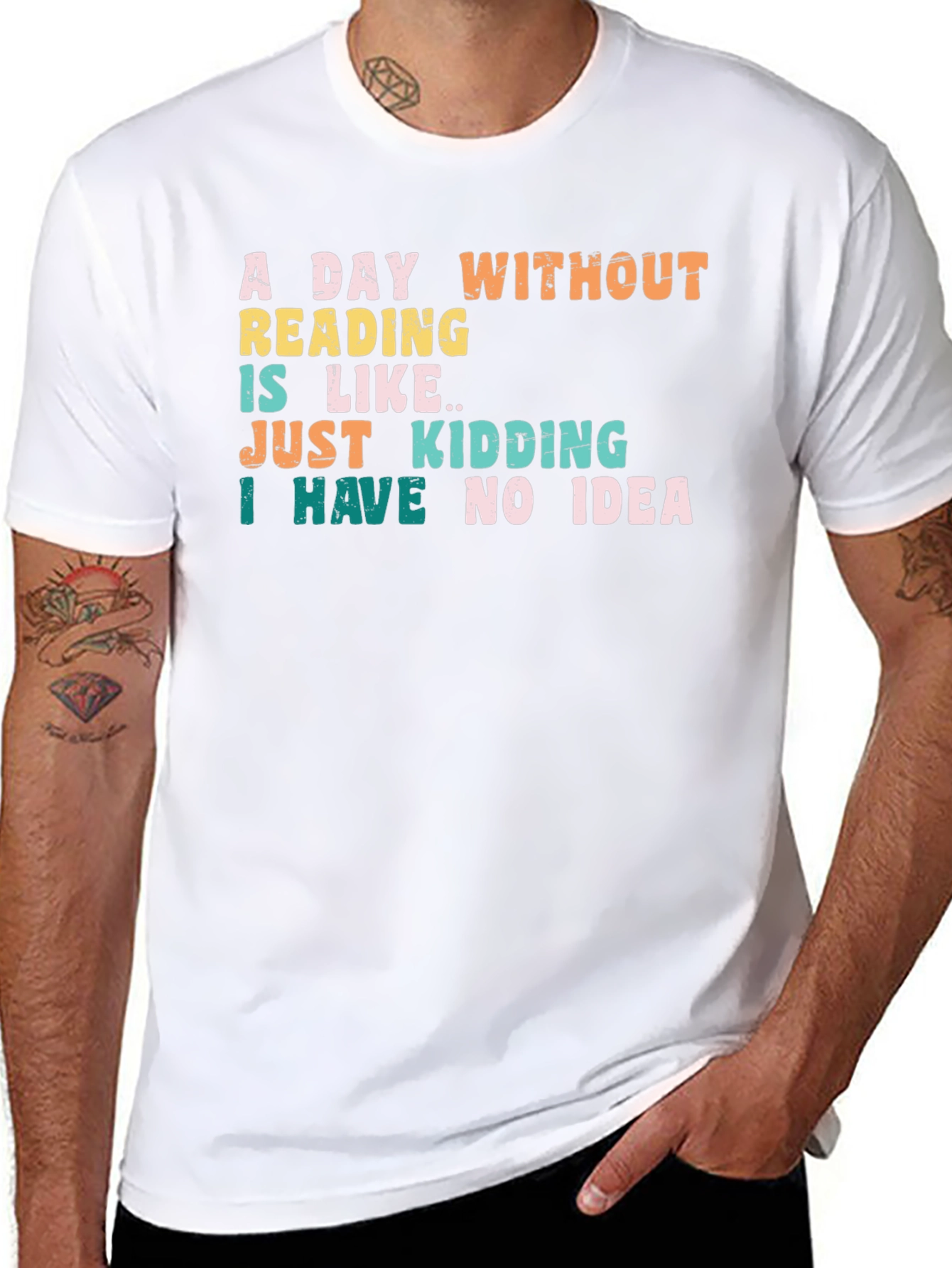 Funny Reading T-Shirt: A Day Without Reading