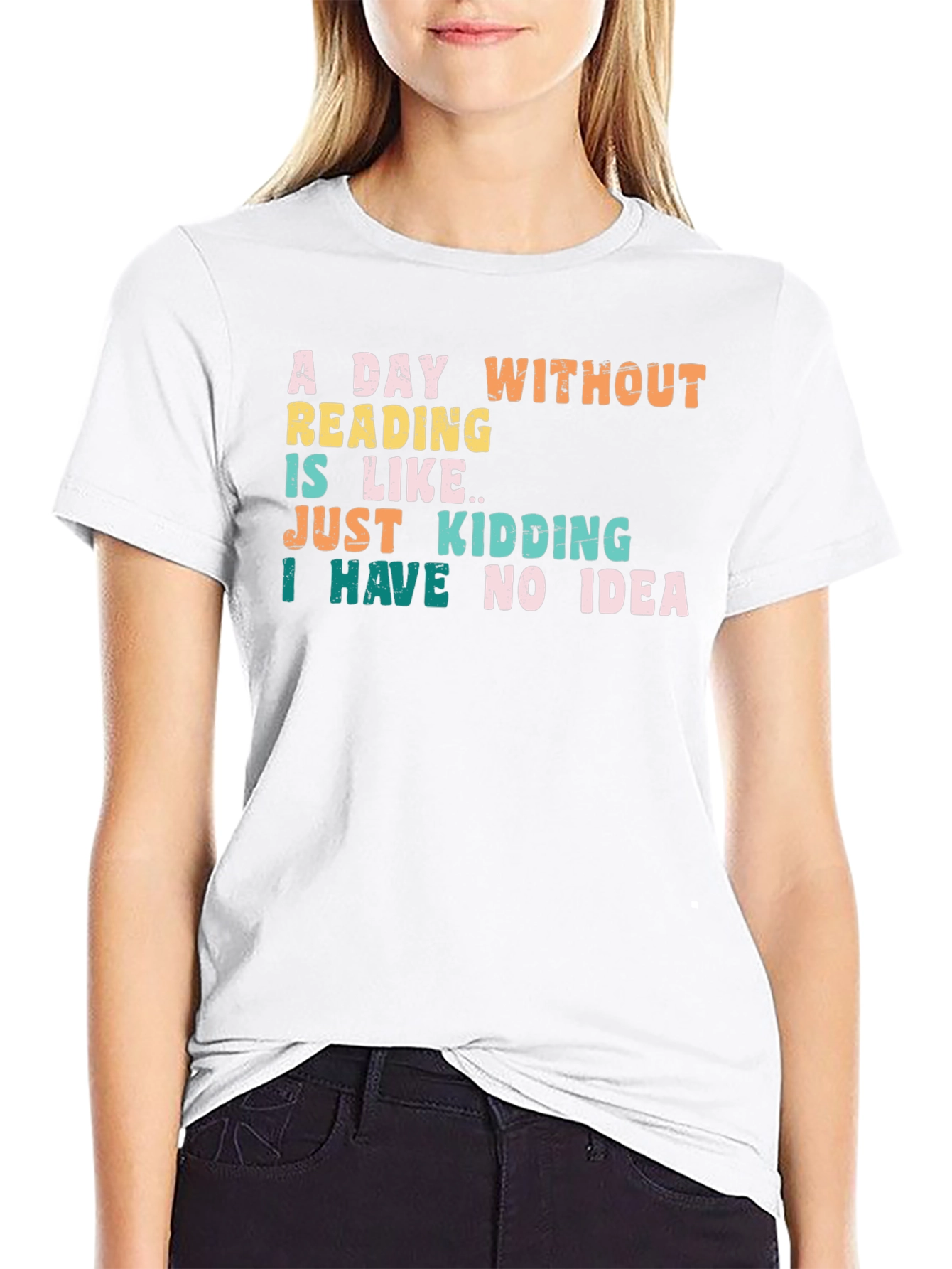 Funny Reading T-Shirt: A Day Without Reading