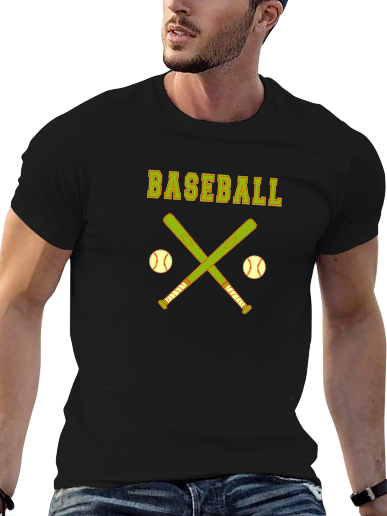Baseball Bats & Balls Graphic T-Shirt