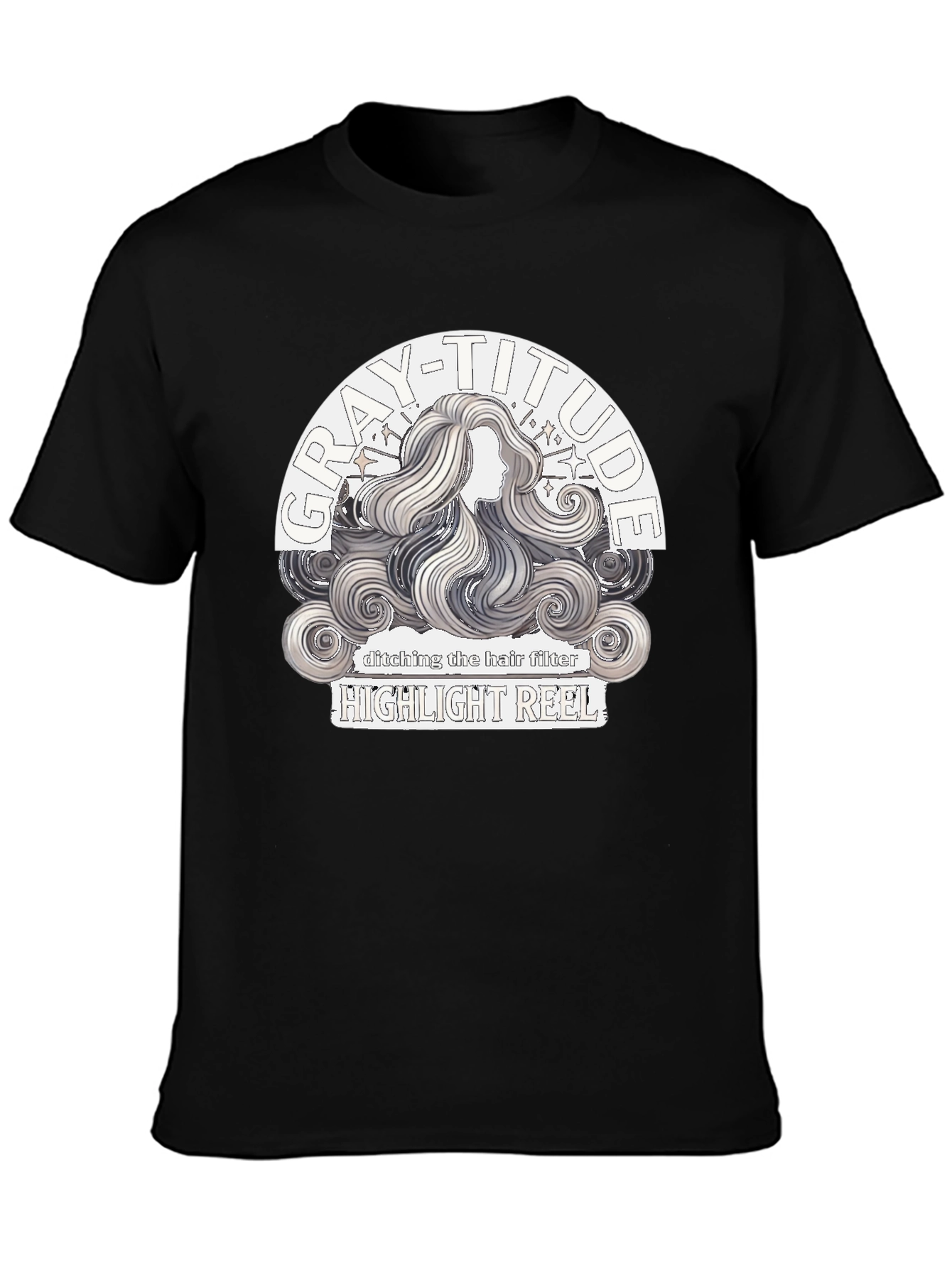 Gray-Titude Highlight Reel Graphic Tee