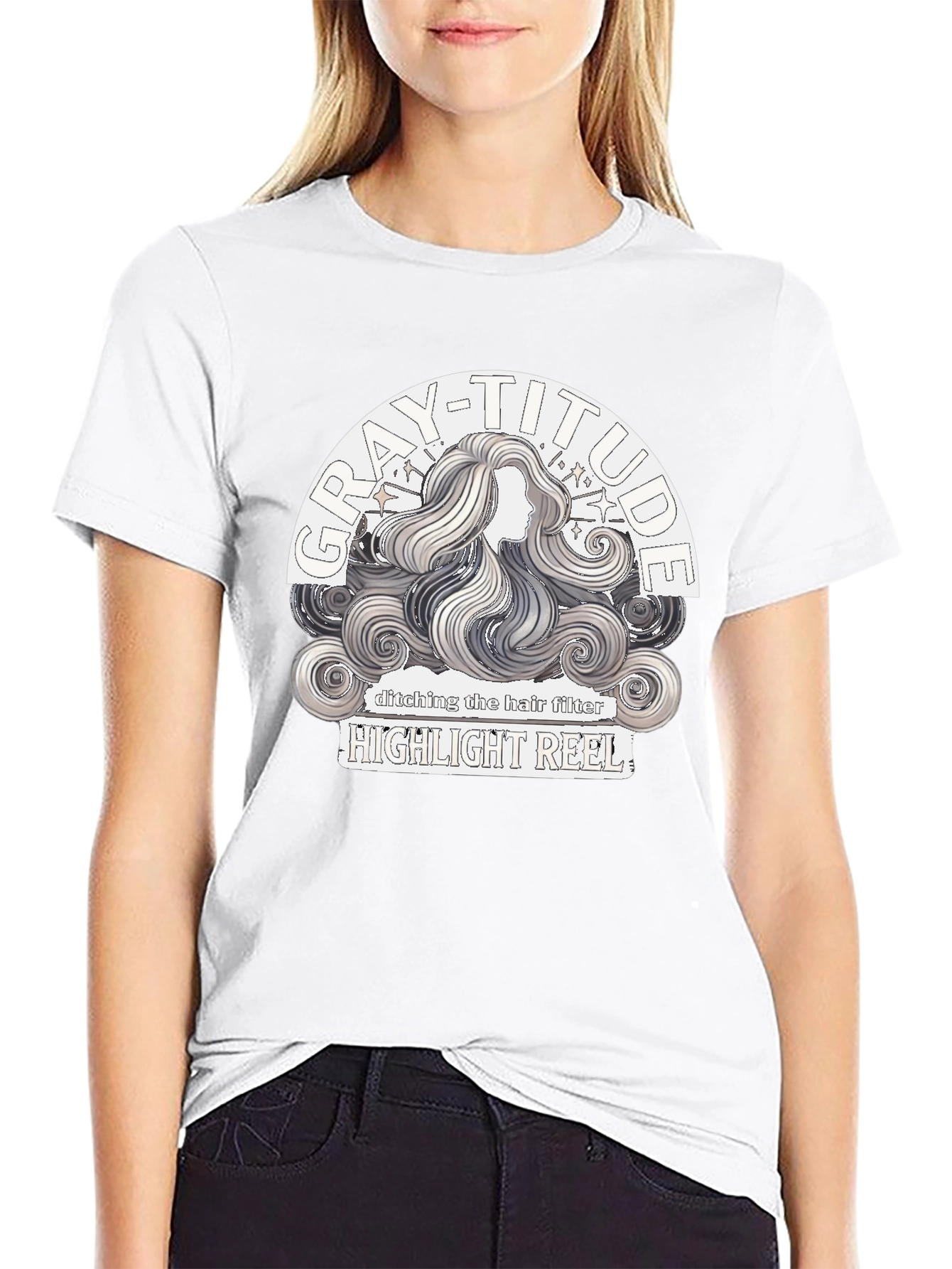 Gray-Titude Highlight Reel Graphic Tee