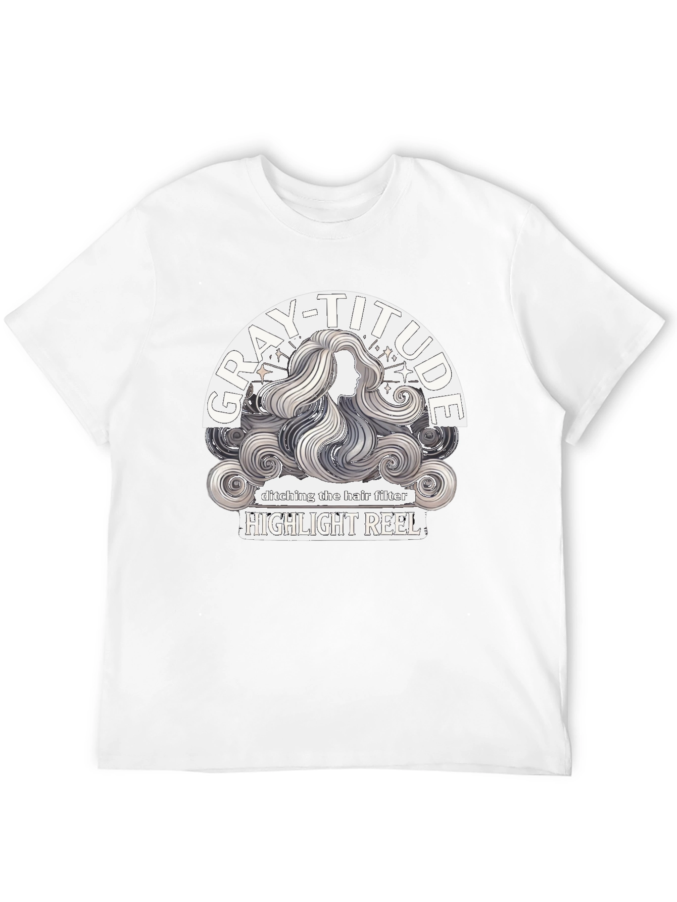 Gray-Titude Highlight Reel Graphic Tee