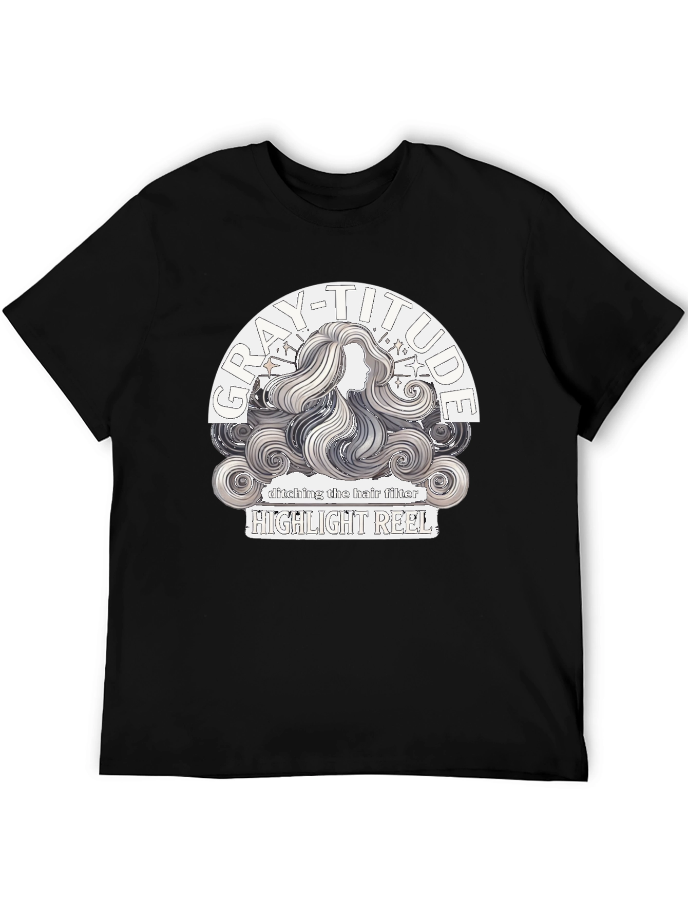 Gray-Titude Highlight Reel Graphic Tee
