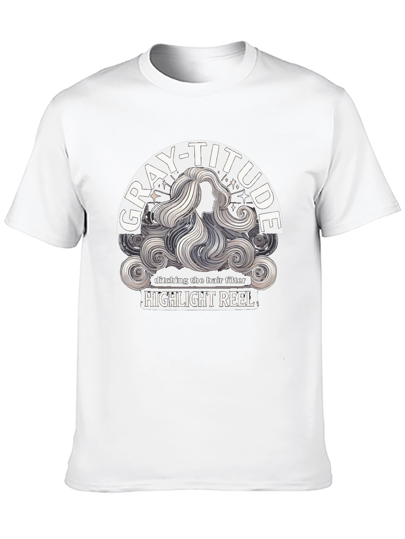 Gray-Titude Highlight Reel Graphic Tee