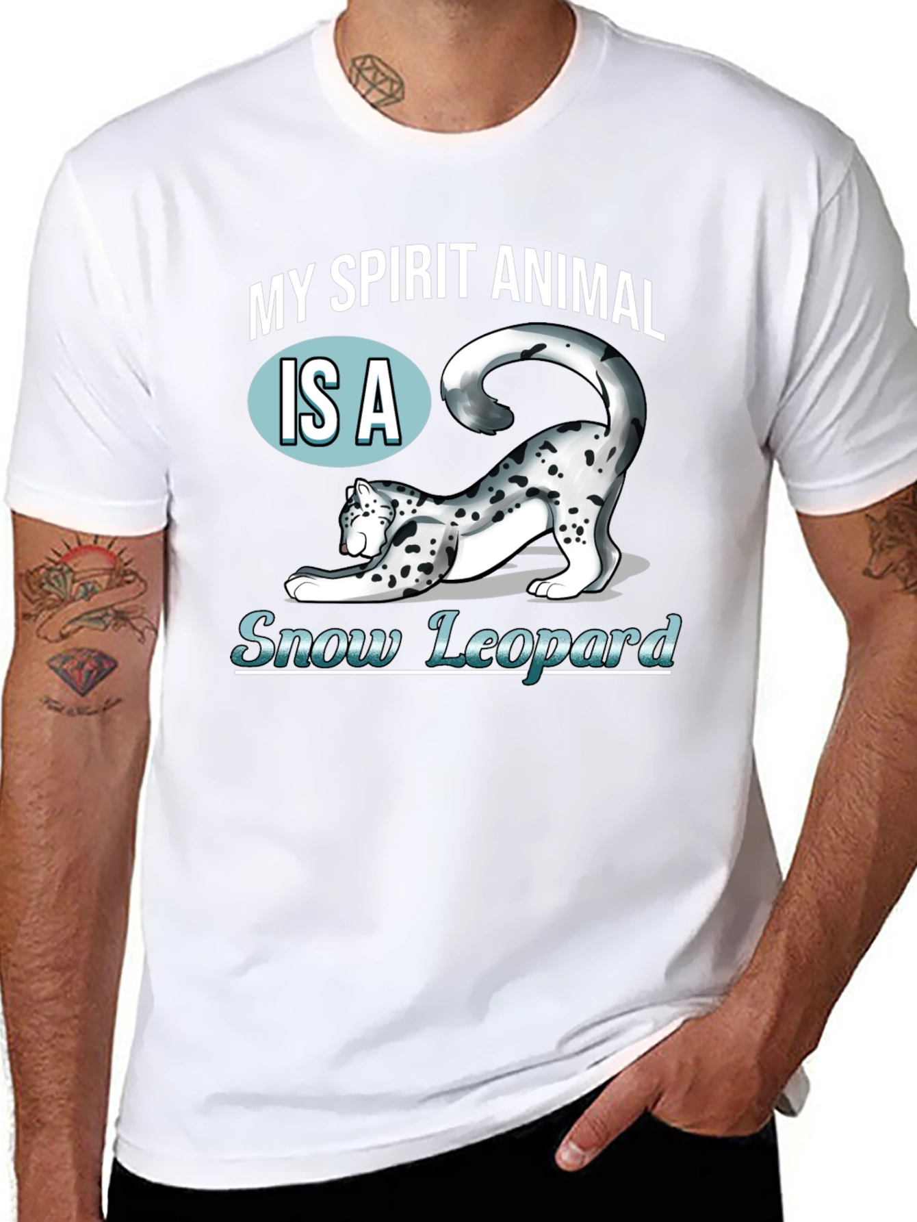 My Spirit Animal Snow Leopard T-Shirt