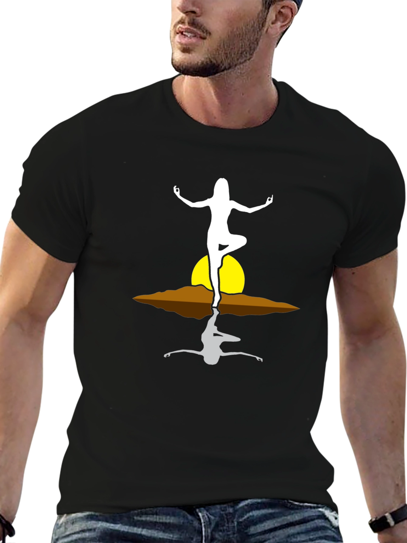 Yoga Pose Reflection T-Shirt