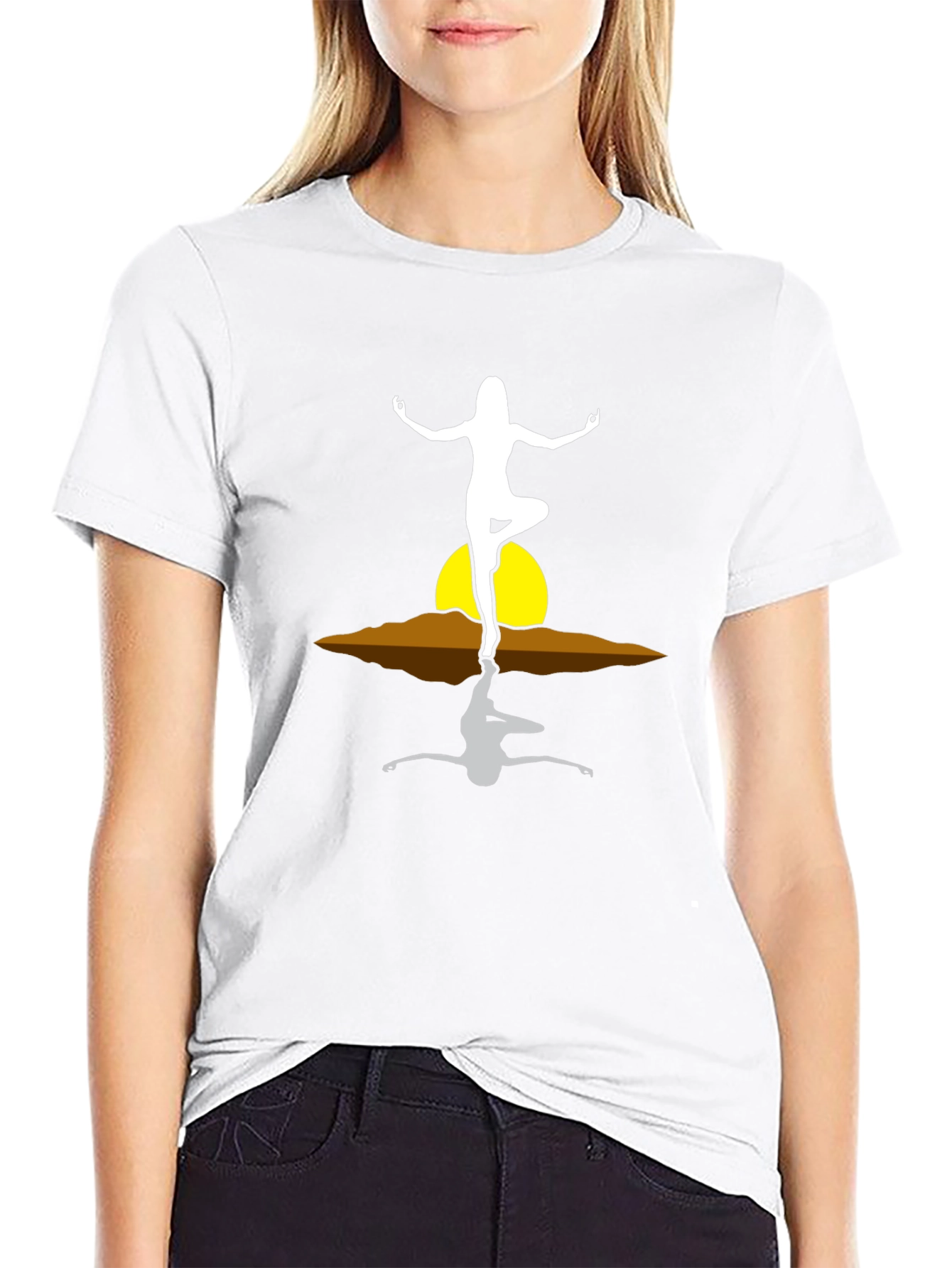 Yoga Pose Reflection T-Shirt