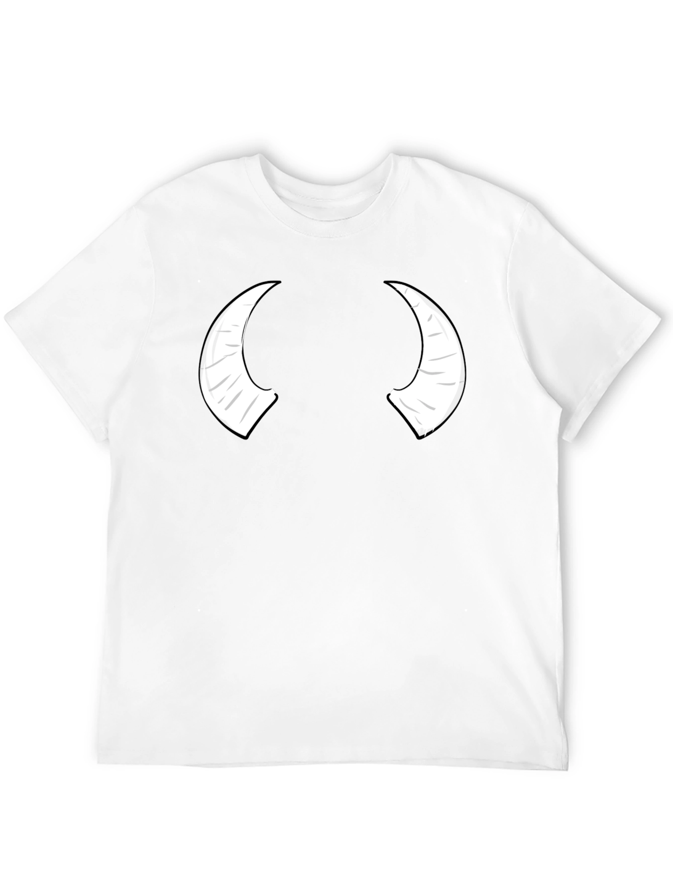 Devil Horns Graphic Black T-Shirt