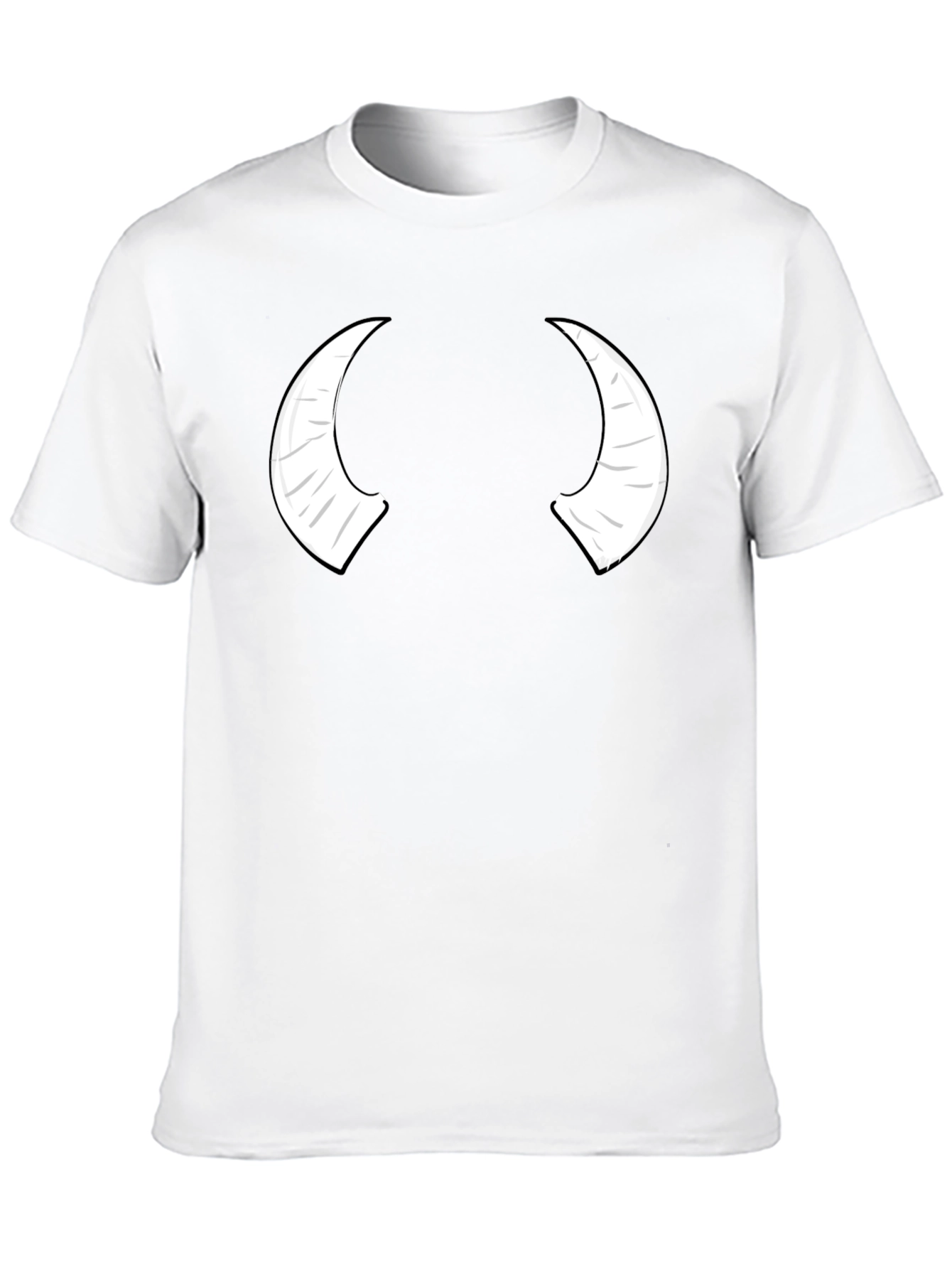 Devil Horns Graphic Black T-Shirt
