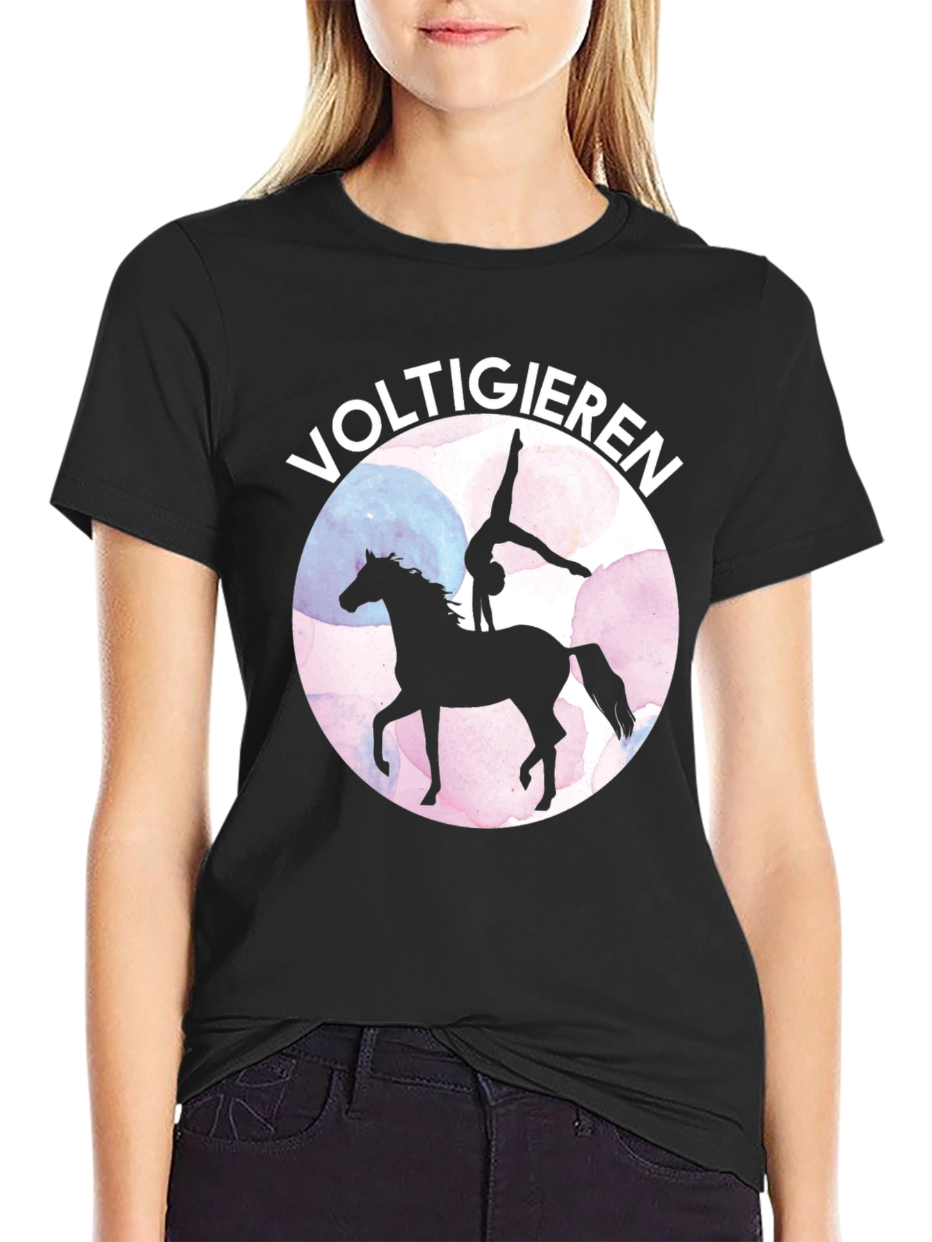 Vaulting Horse T-Shirt - Equestrian Gymnastics Tee