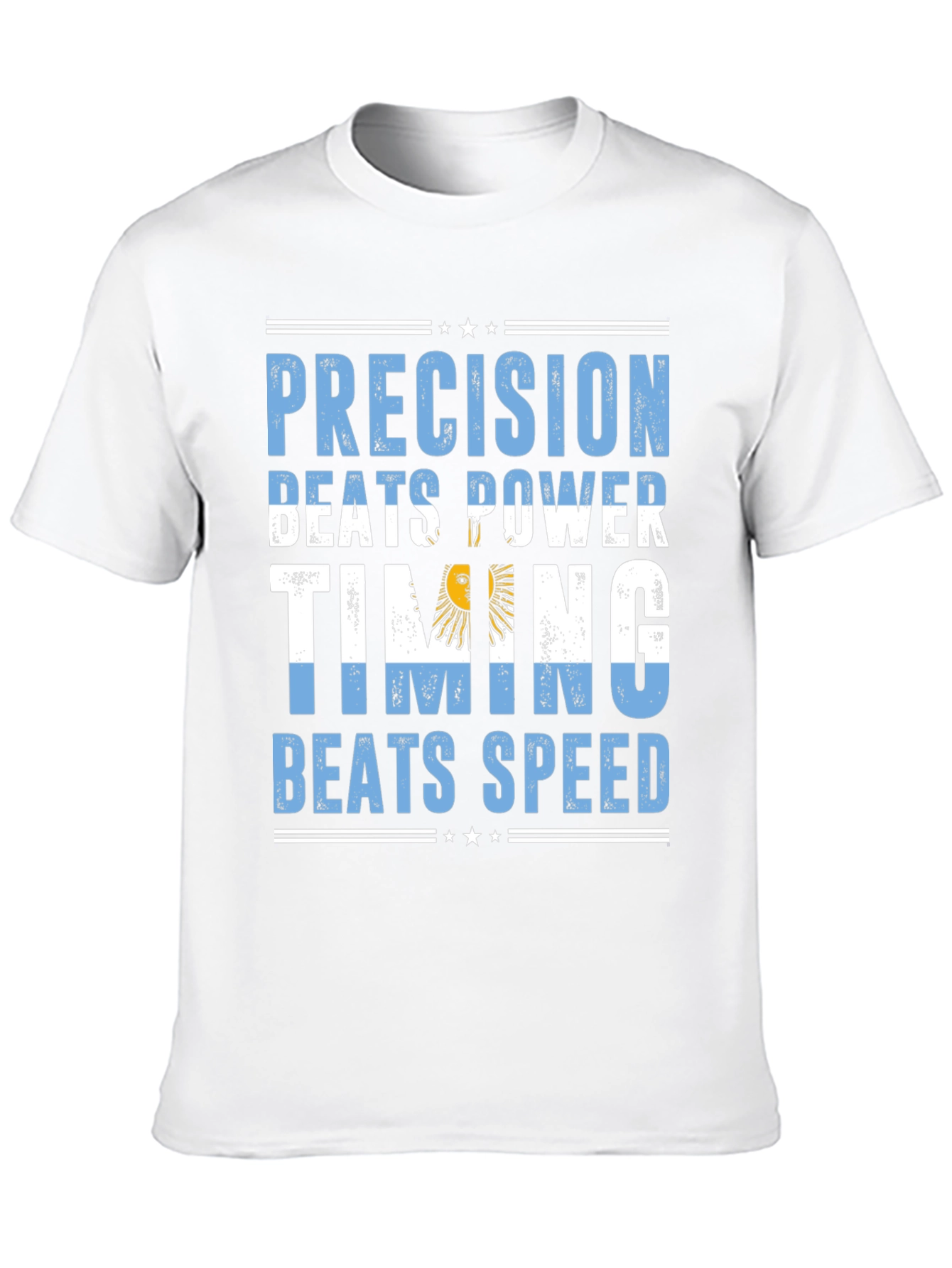 Argentina Precision Beats Power Timing Beats Speed T-Shirt