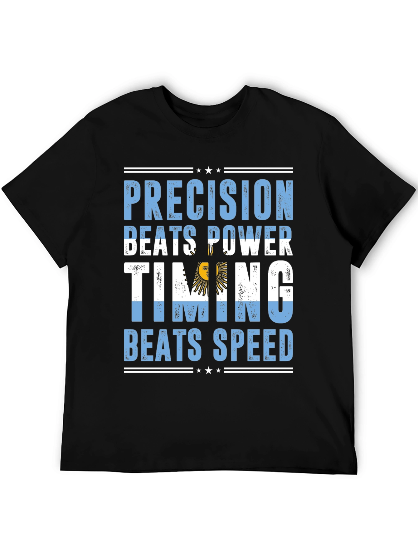 Argentina Precision Beats Power Timing Beats Speed T-Shirt