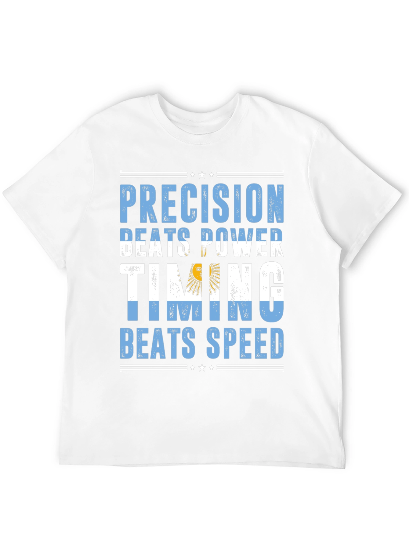 Argentina Precision Beats Power Timing Beats Speed T-Shirt
