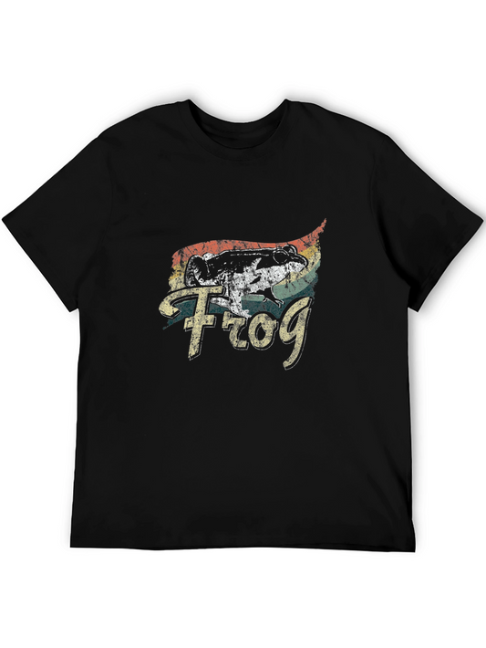 Vintage Frog Graphic T-Shirt - Retro Style