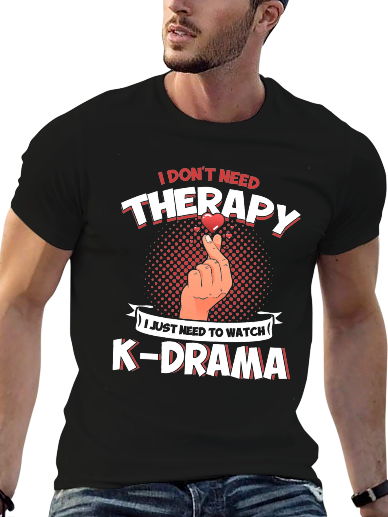 K-Drama Therapy Tee - Comfort & Style