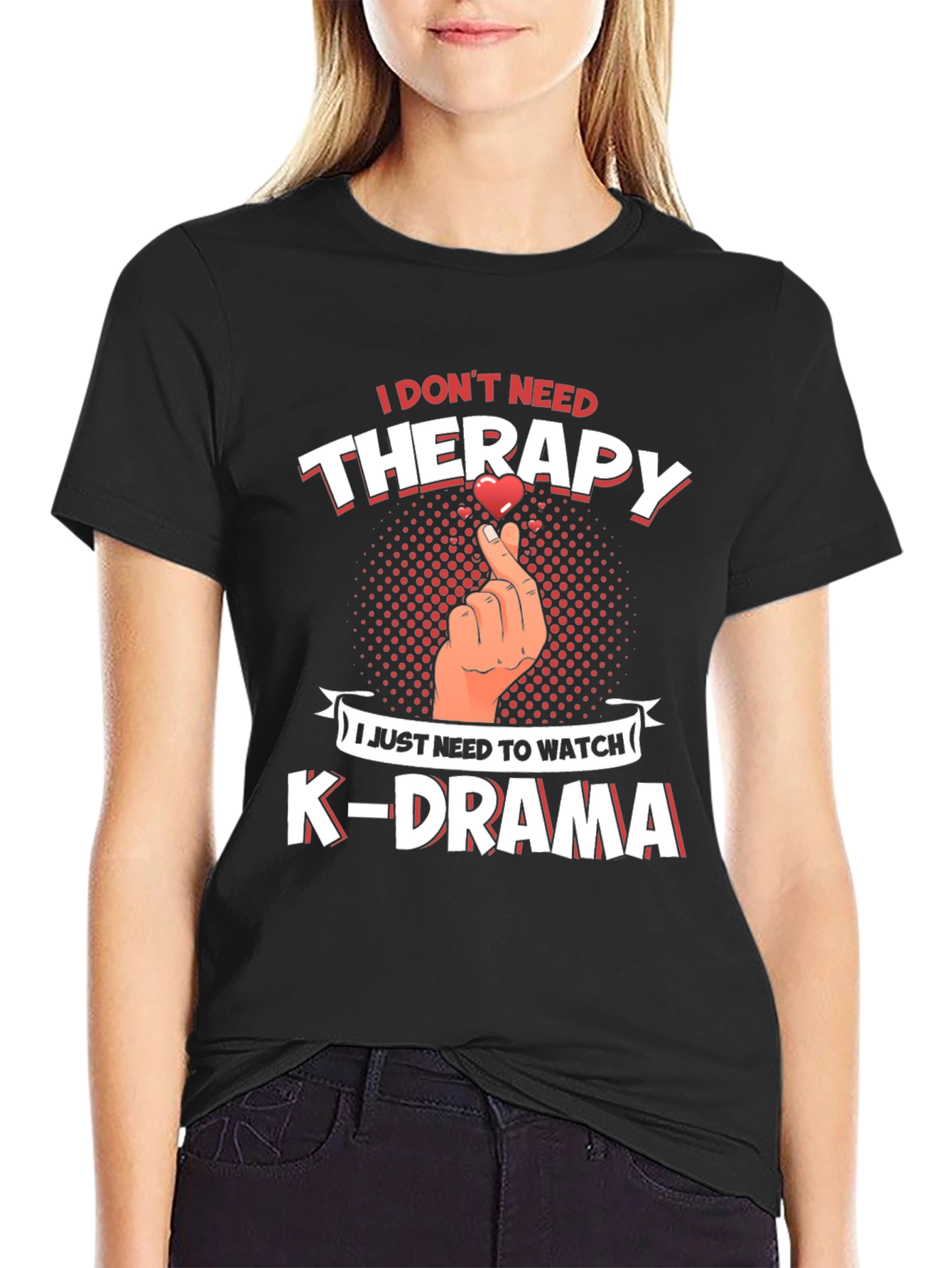 K-Drama Therapy Tee - Comfort & Style