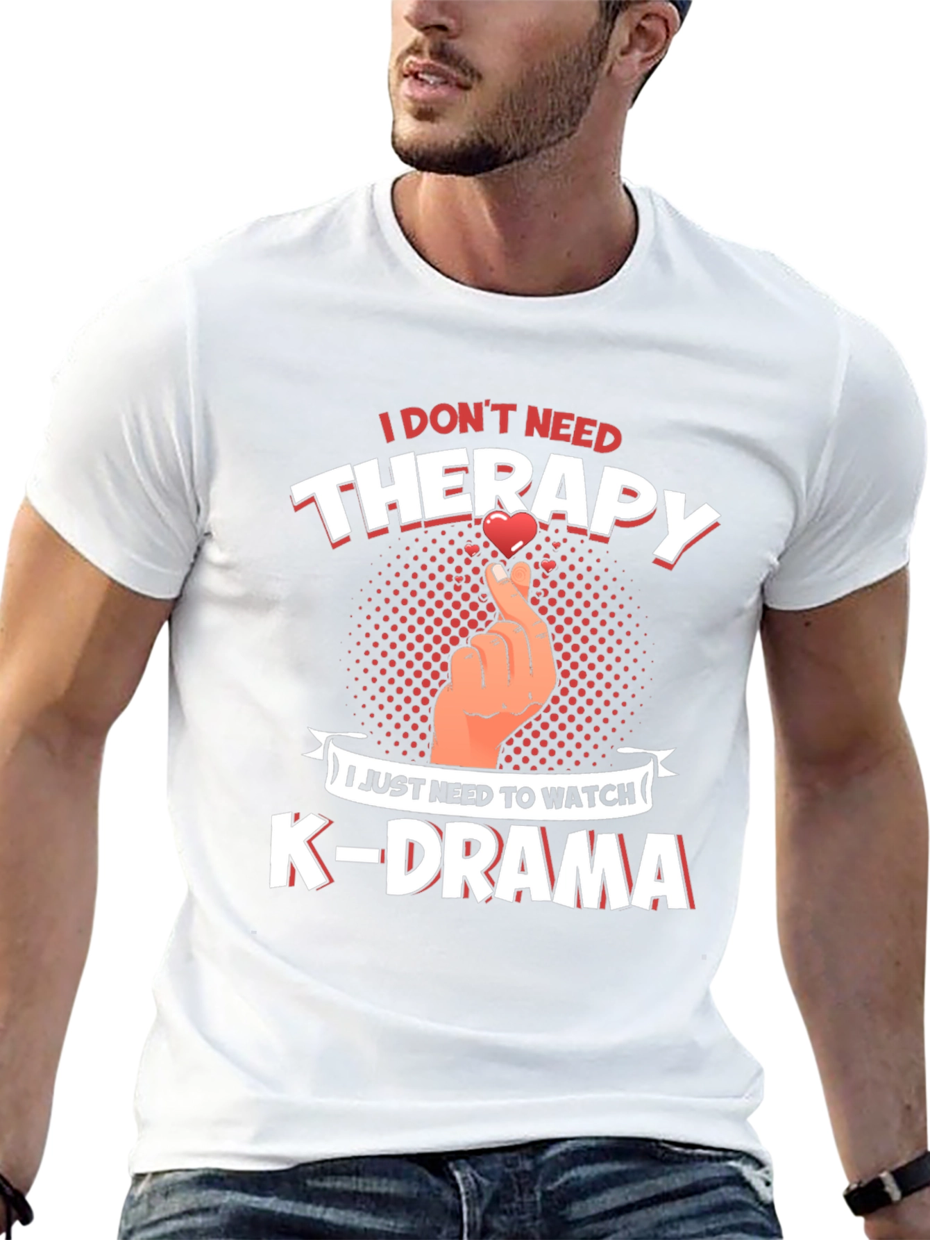 K-Drama Therapy Tee - Comfort & Style