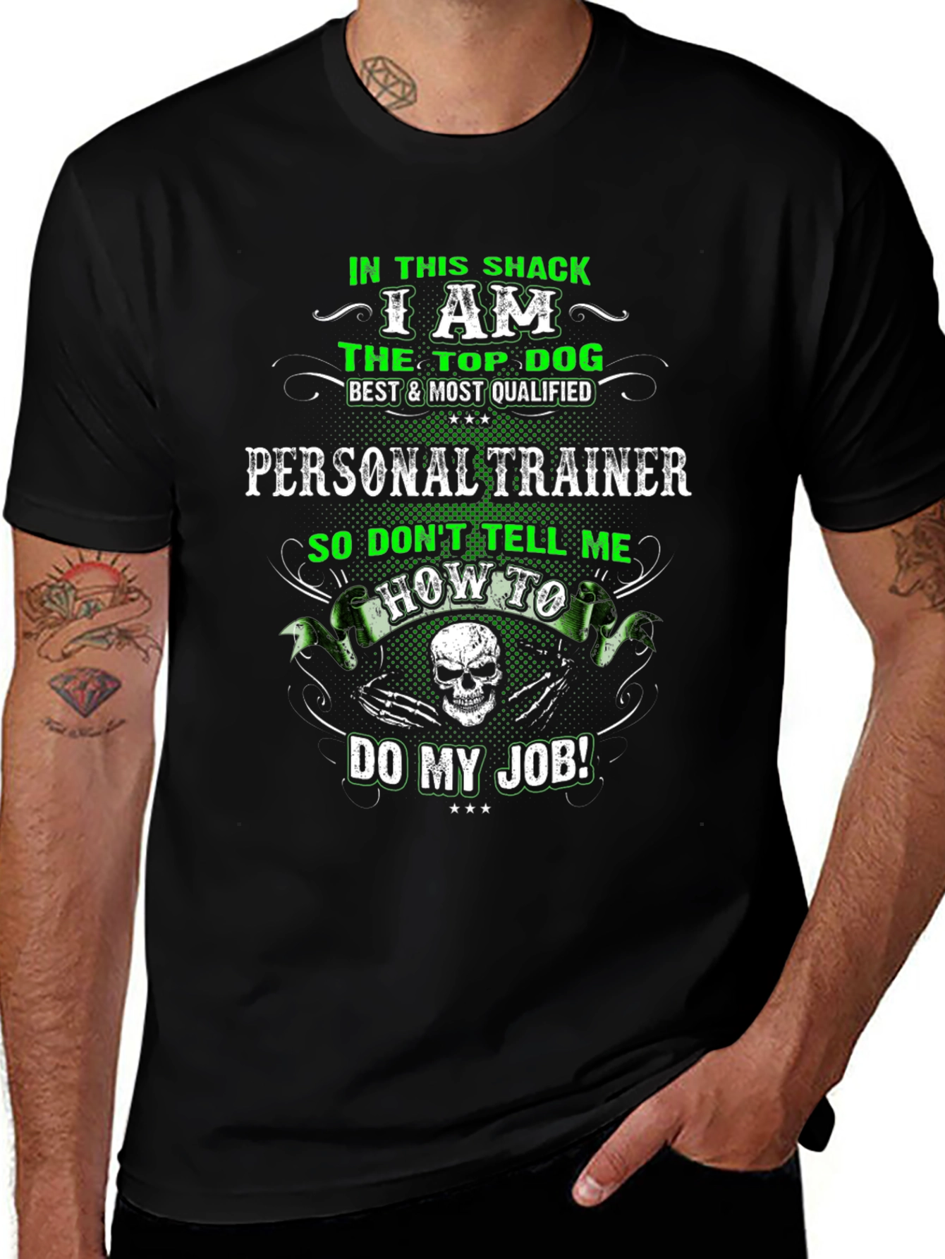 Top Dog Personal Trainer Graphic Tee