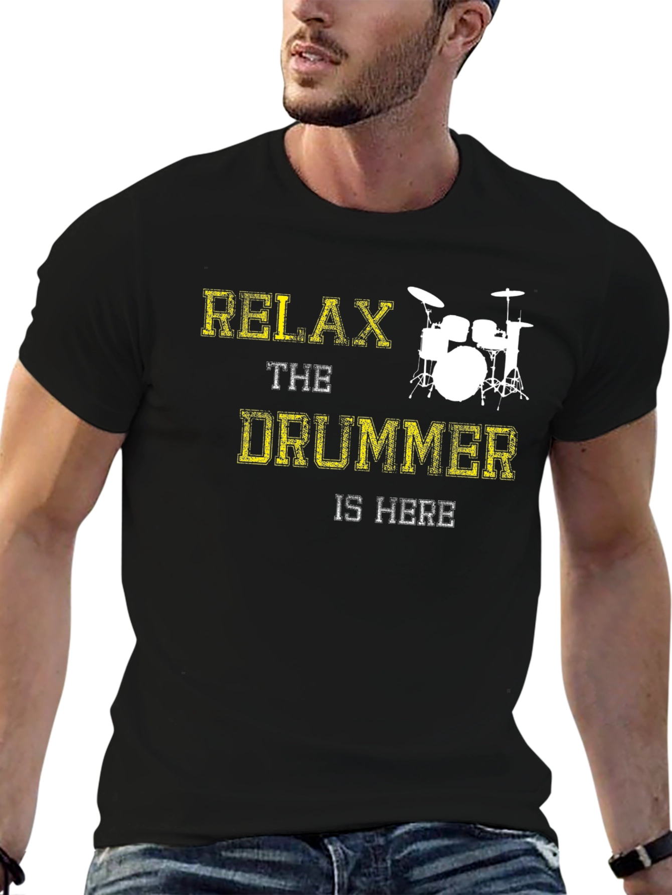Relax The Drummer Is Here Graphic Tee