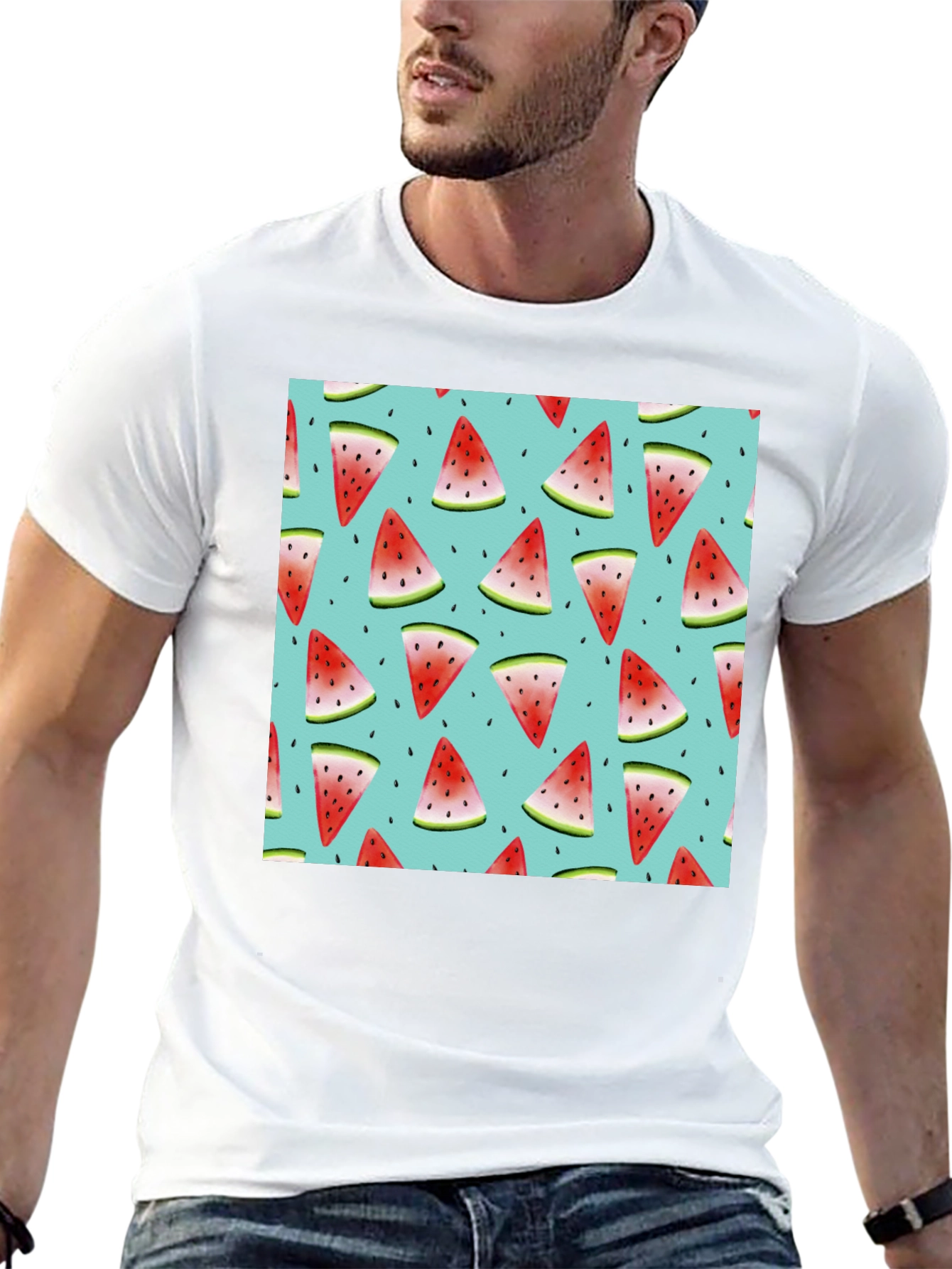 Watermelon Slice Print T-Shirt