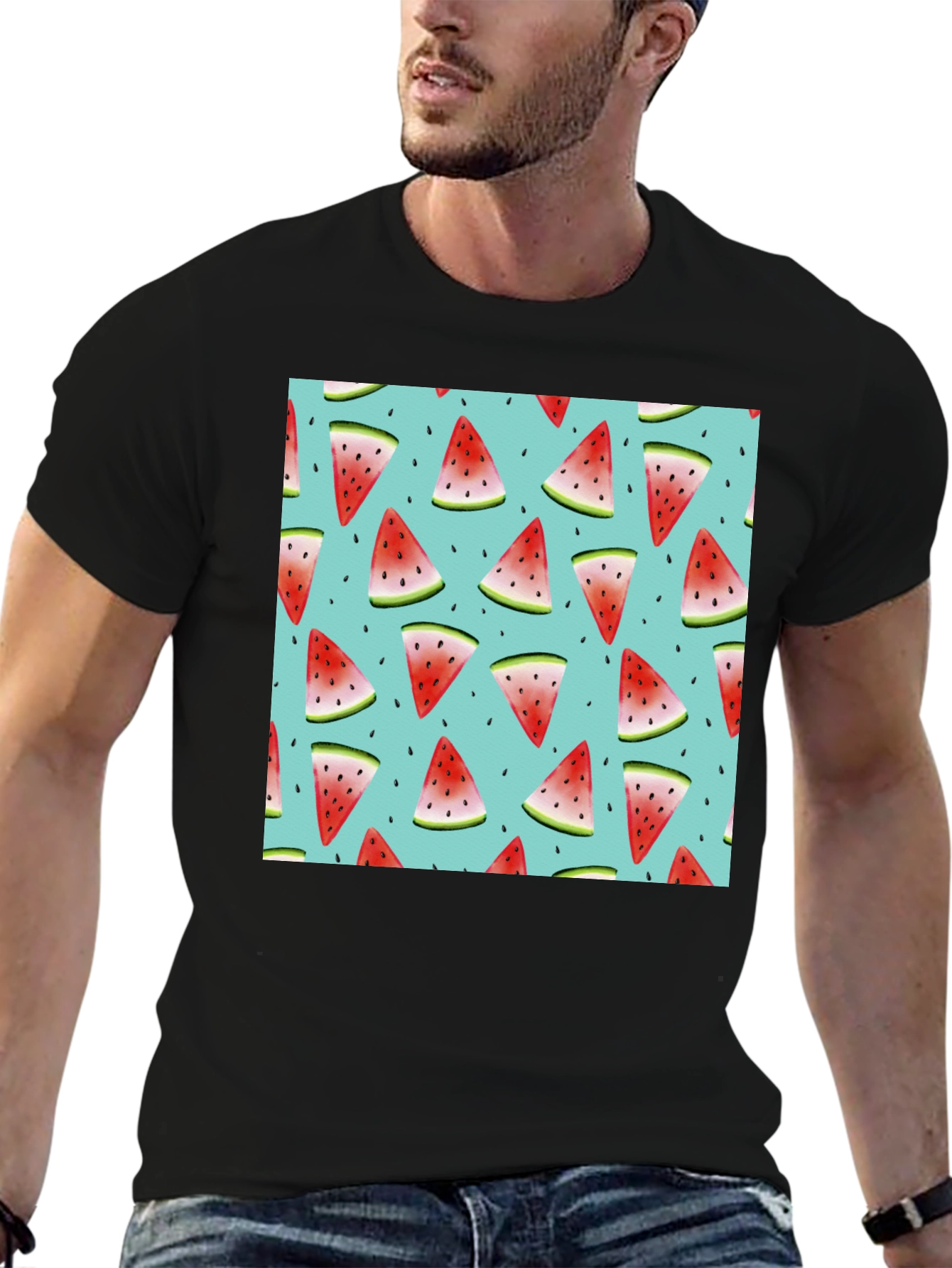 Watermelon Slice Print T-Shirt