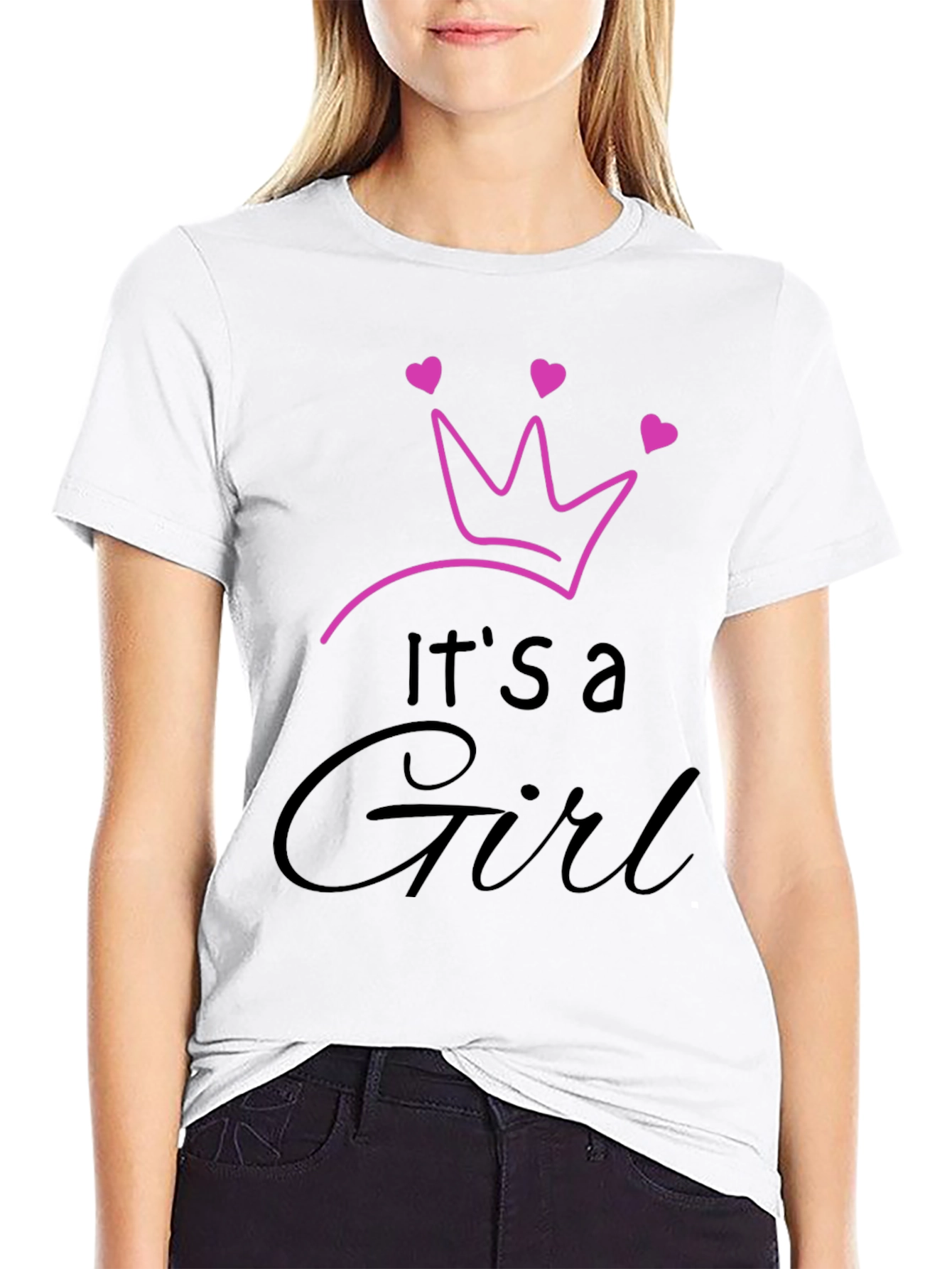 Its a Girl T-Shirt - New Baby Announcement