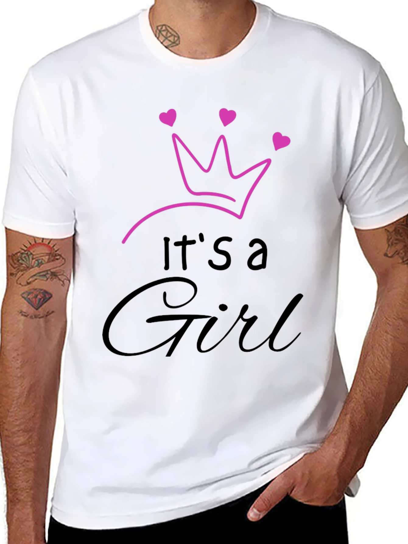 Its a Girl T-Shirt - New Baby Announcement