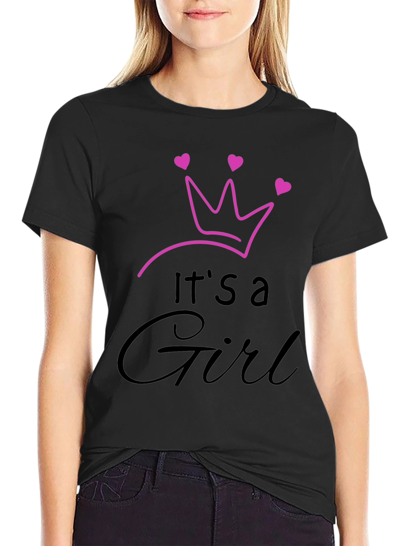 Its a Girl T-Shirt - New Baby Announcement