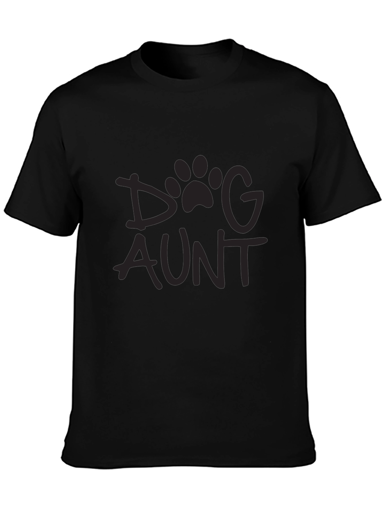 Dog Aunt T-Shirt - Paw Print