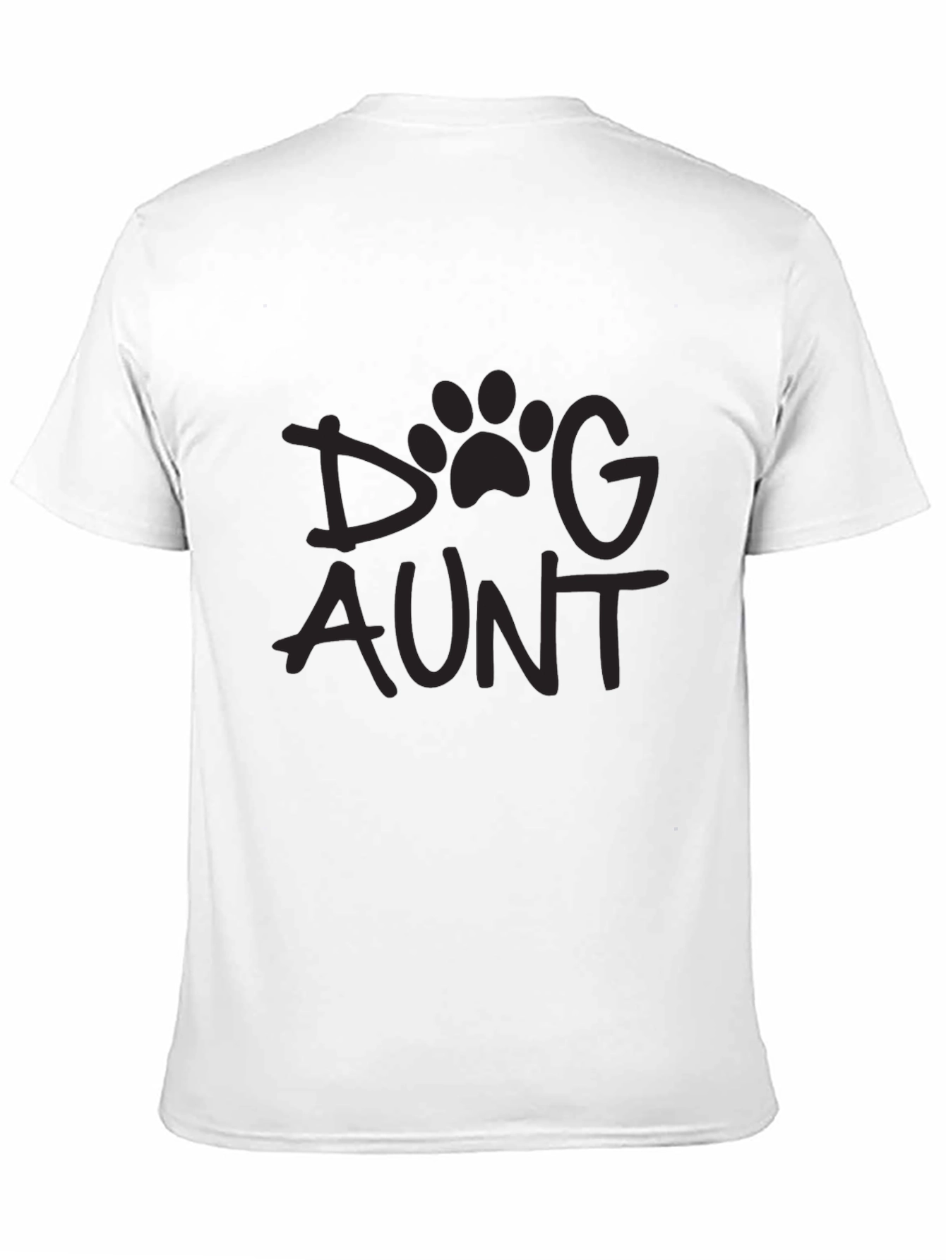 Dog Aunt T-Shirt - Paw Print