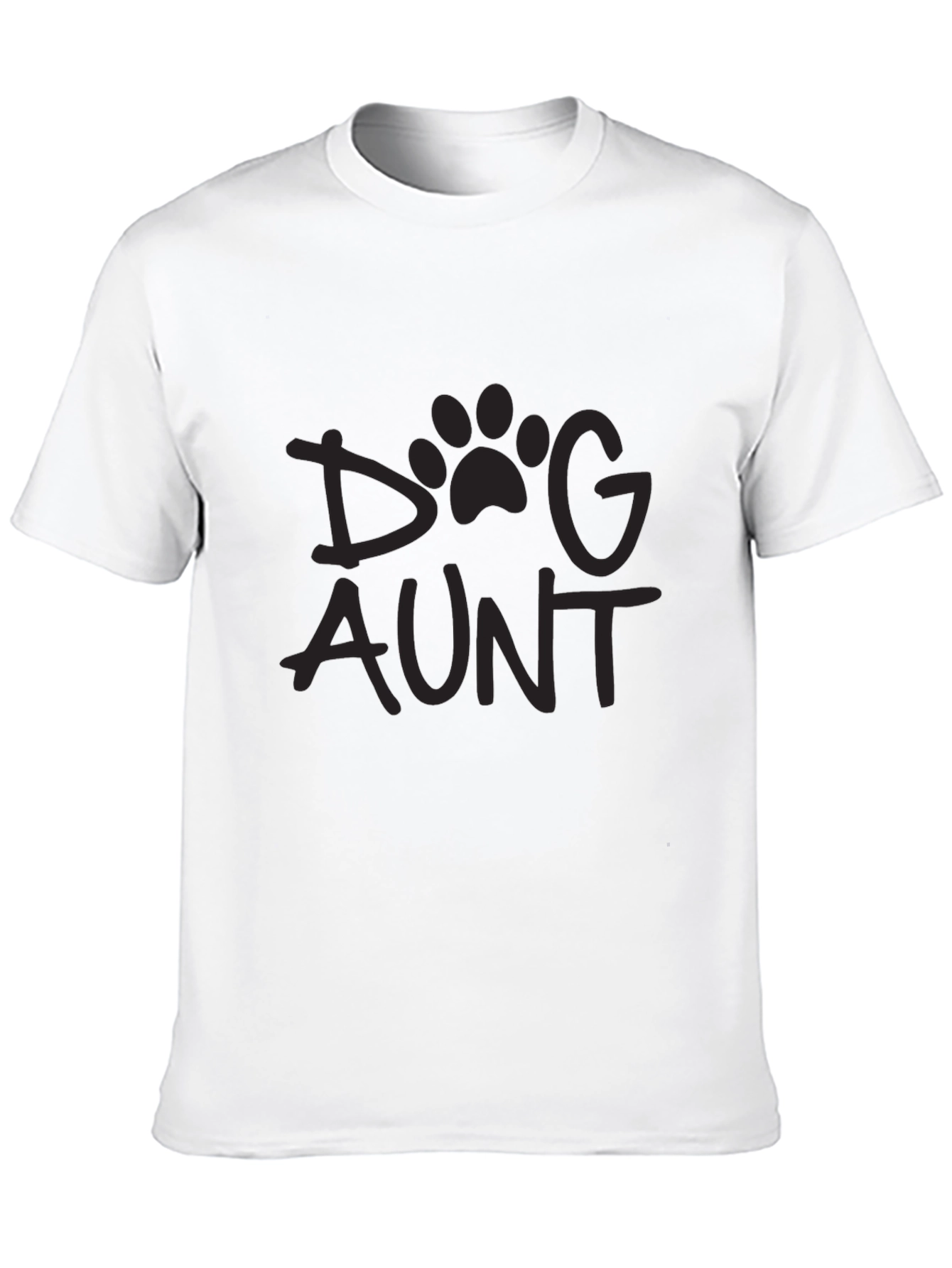 Dog Aunt T-Shirt - Paw Print