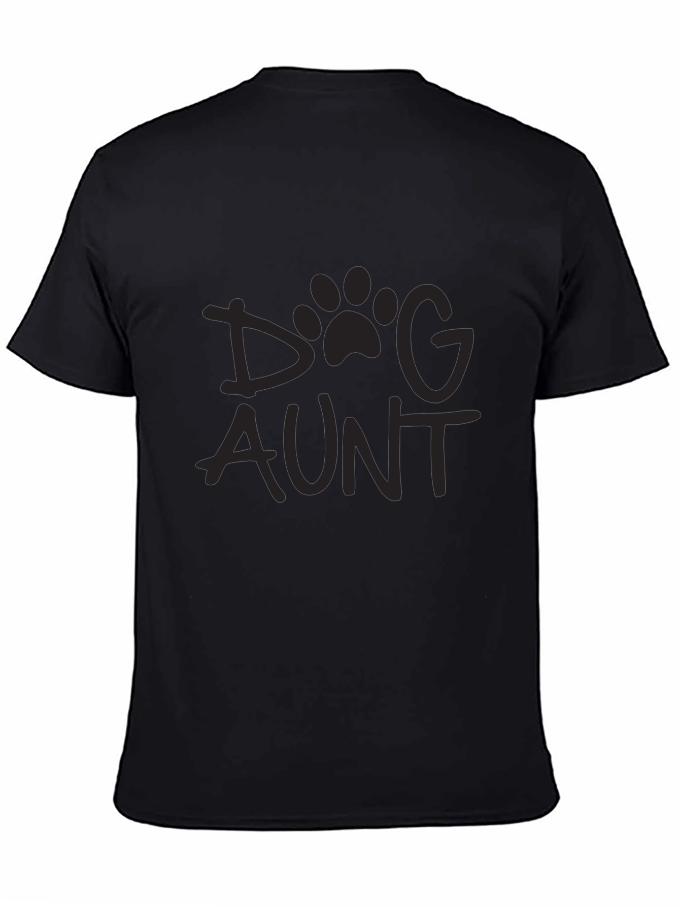 Dog Aunt T-Shirt - Paw Print