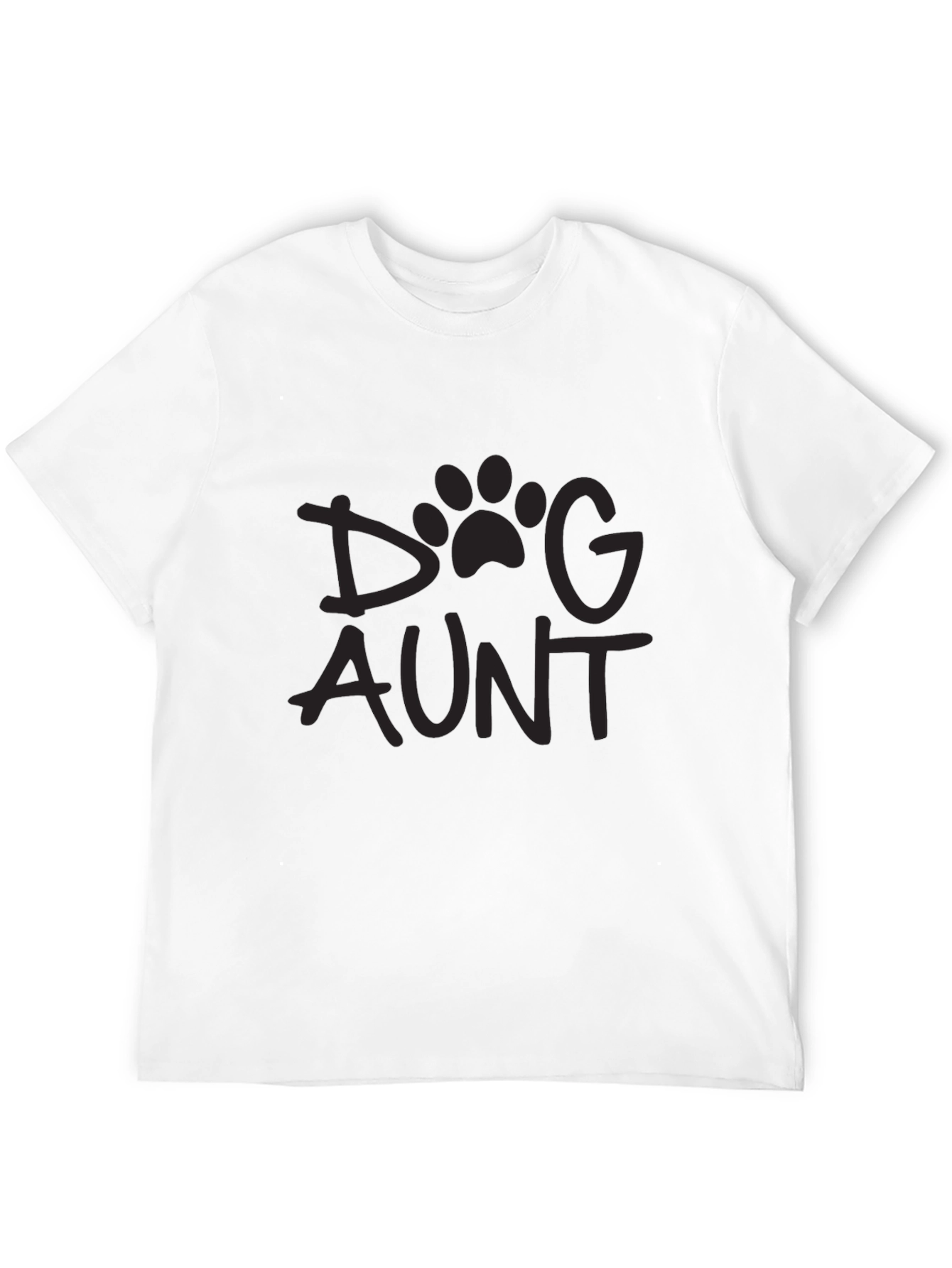 Dog Aunt T-Shirt - Paw Print