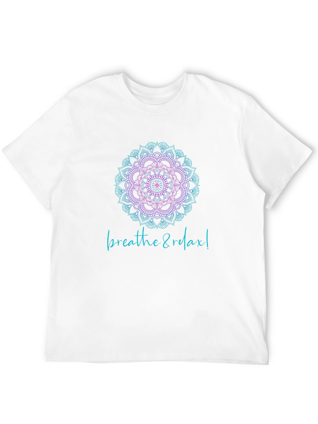Breathe & Relax Mandala Tee - Zen Comfort