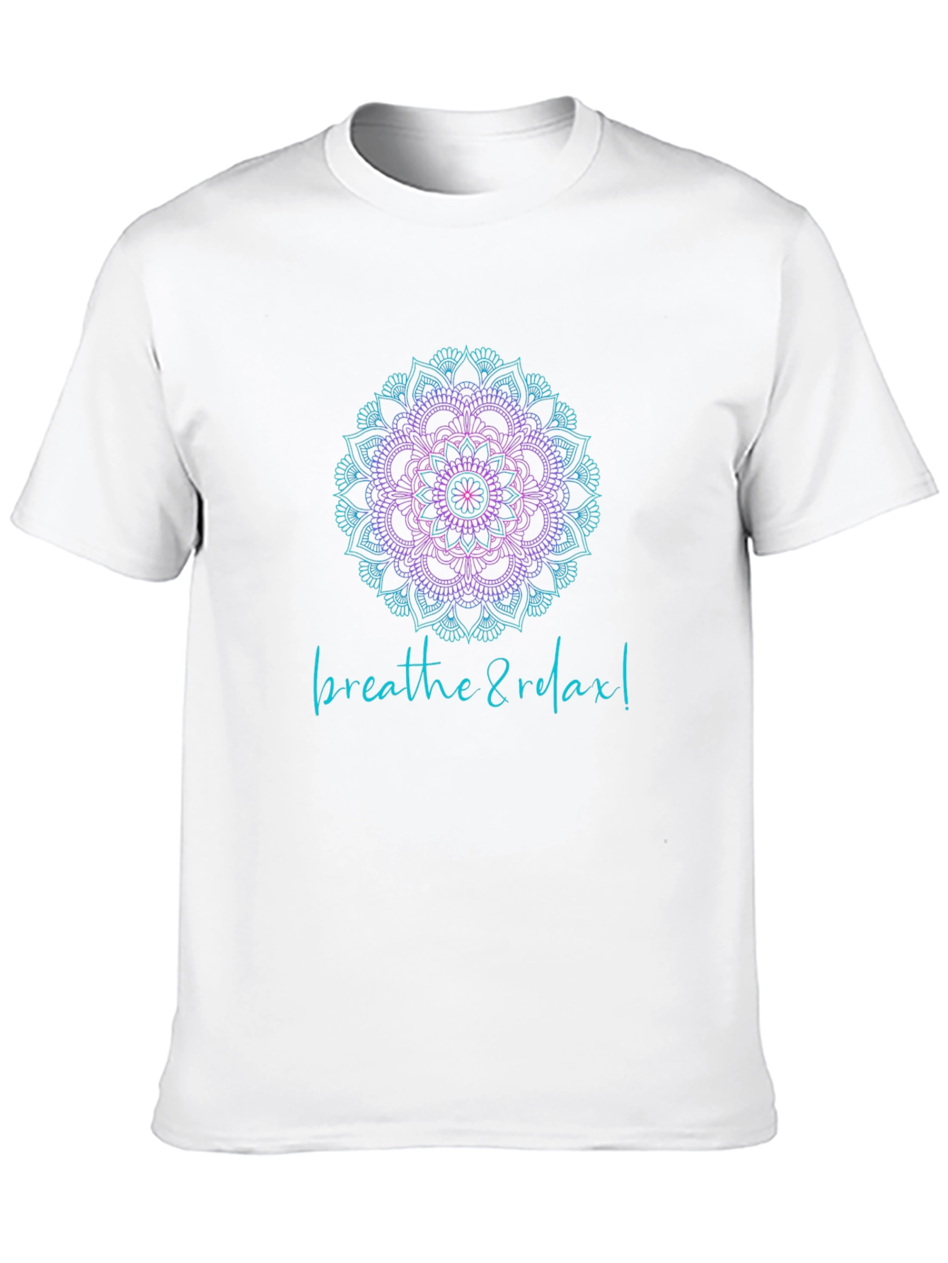 Breathe & Relax Mandala Tee - Zen Comfort