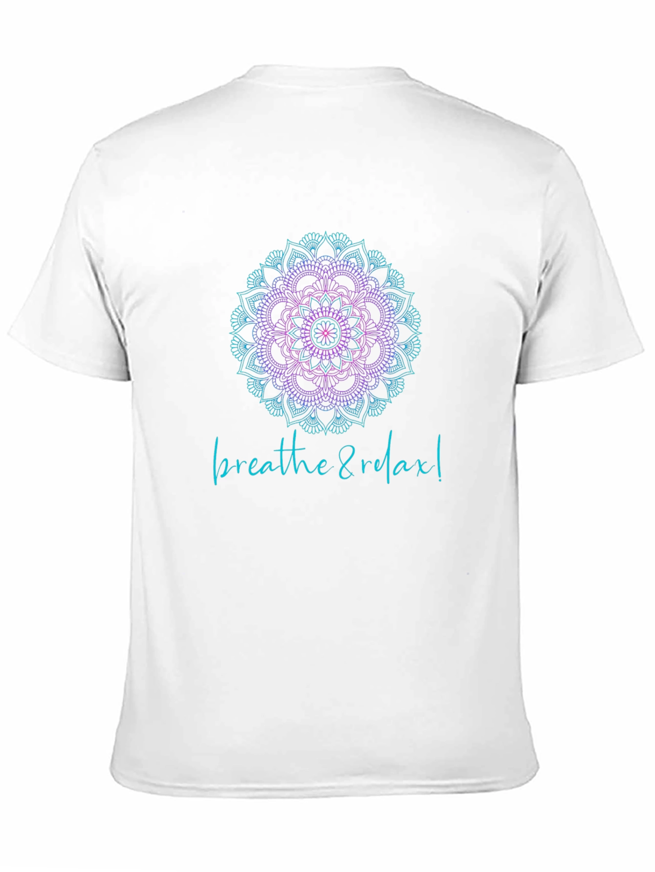 Breathe & Relax Mandala Tee - Zen Comfort