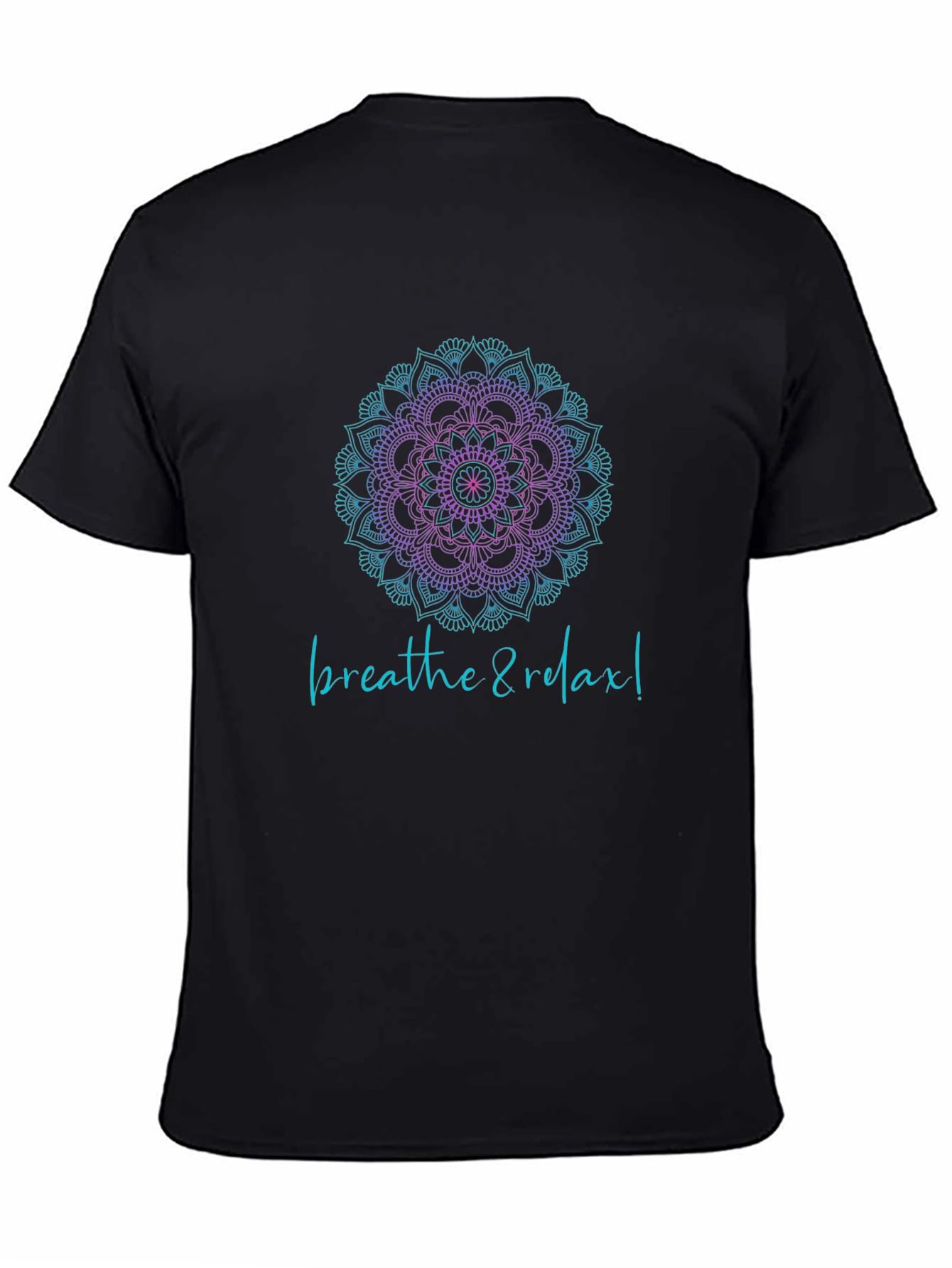 Breathe & Relax Mandala Tee - Zen Comfort