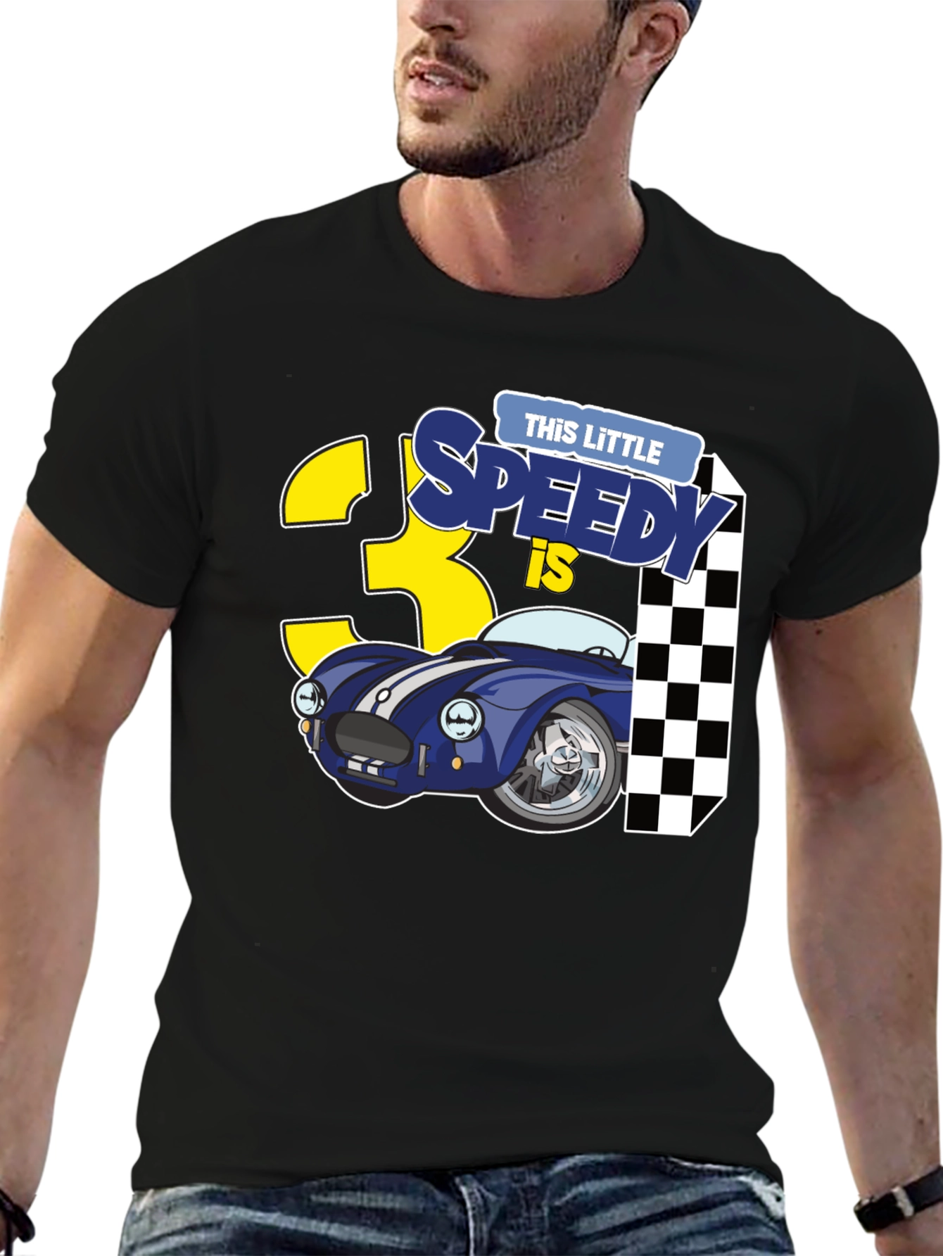Little Speedy 3rd Birthday Boys T-Shirt