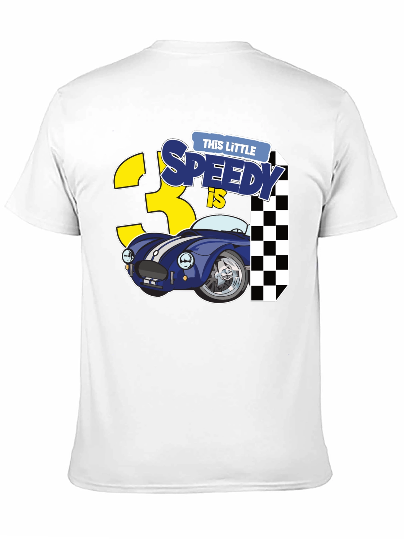 Little Speedy 3rd Birthday Boys T-Shirt